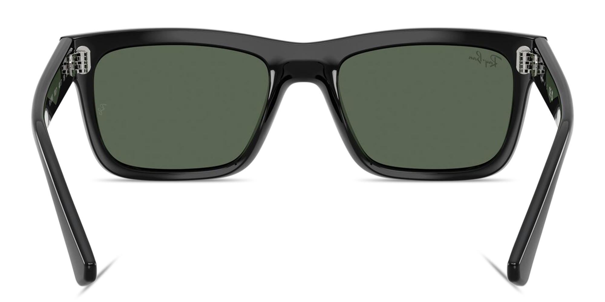 Shop Ray-Ban Junior Kids Rectangle Sunglasses in Black online.