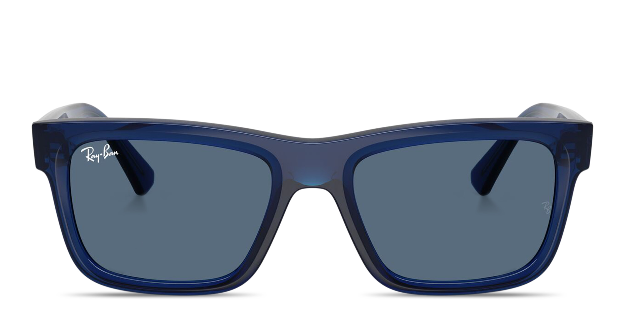 تسوق نظارات شمسية مستطيلة للأطفال راي بان جونيور بلون أزرق شفاف أونلاين.