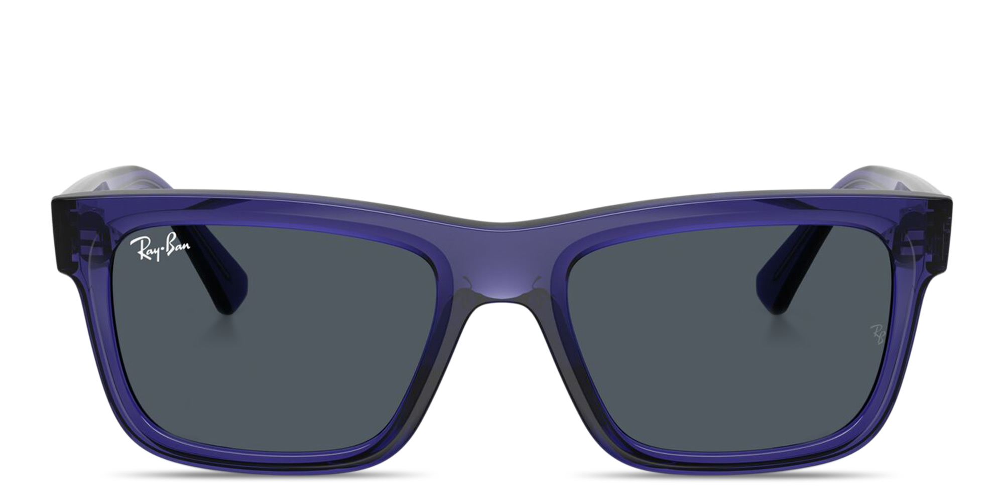 تسوق نظارات شمسية مستطيلة للأطفال راي بان جونيور بلون أرجواني شفاف أونلاين.