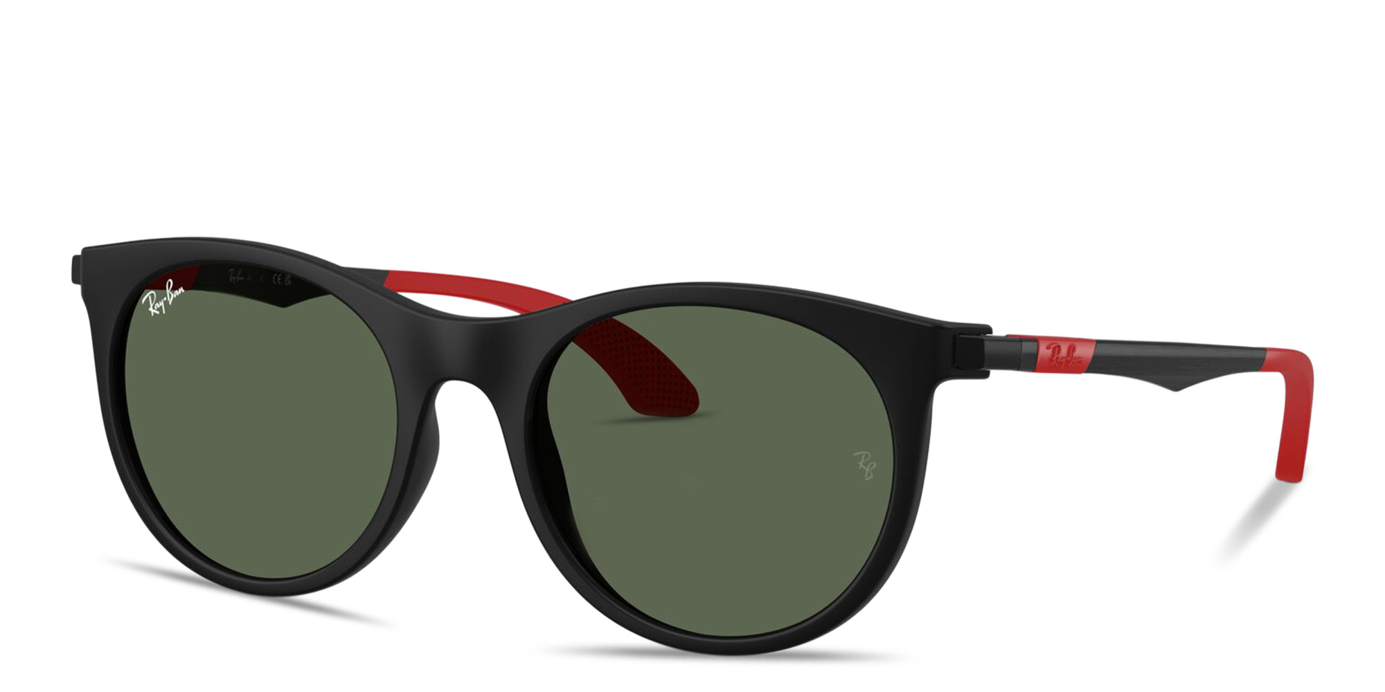 Ray-Ban Junior Kids Panthos Sunglasses in Matte Black – Product Photo 2