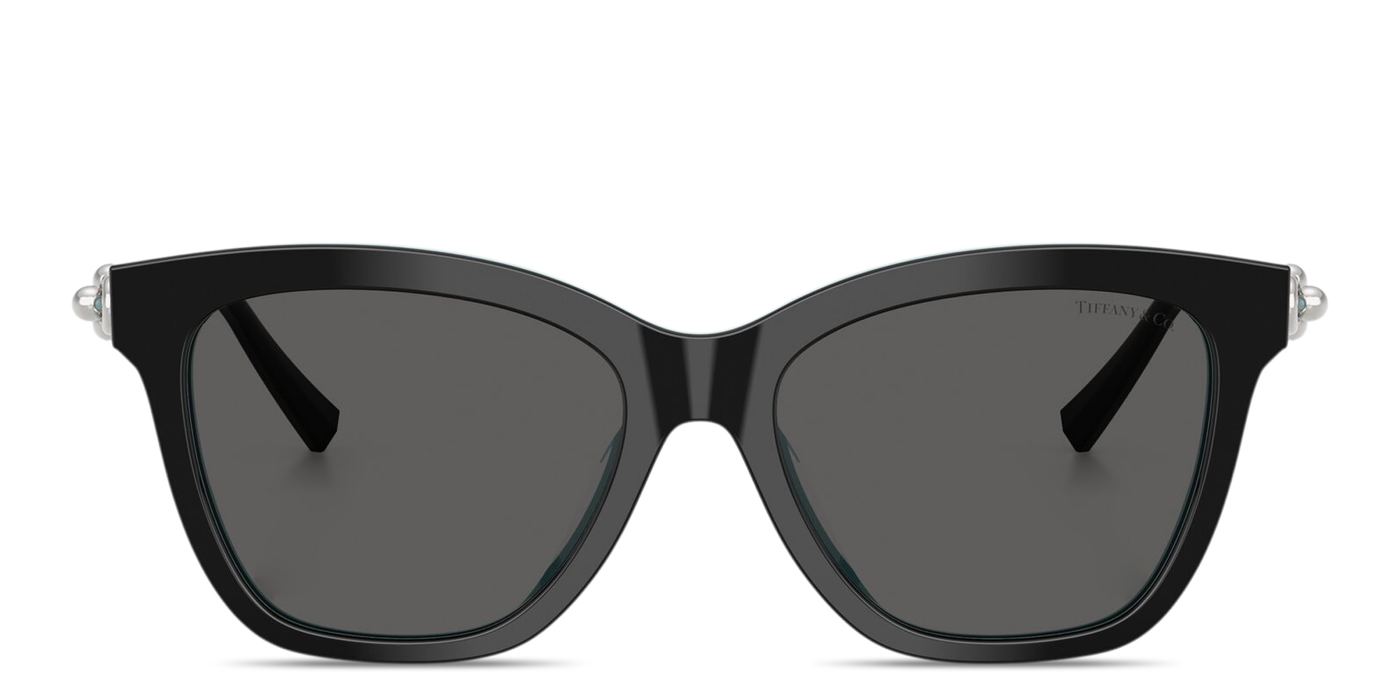 Shop TIFFANY Tiffany HardWear Square Sunglasses in Black online.