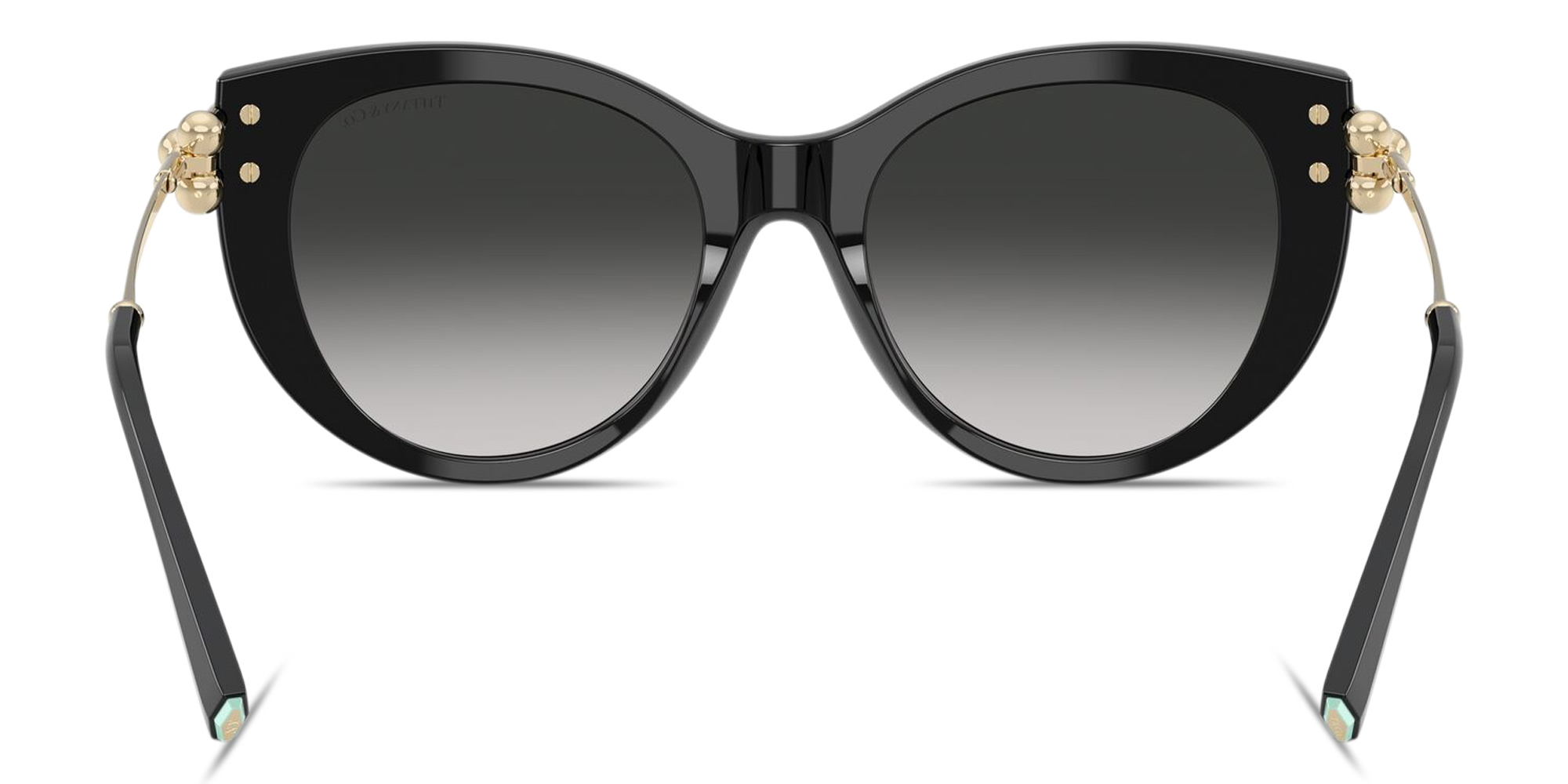 Shop TIFFANY Tiffany HardWear Cat-Eye Sunglasses in Black online.