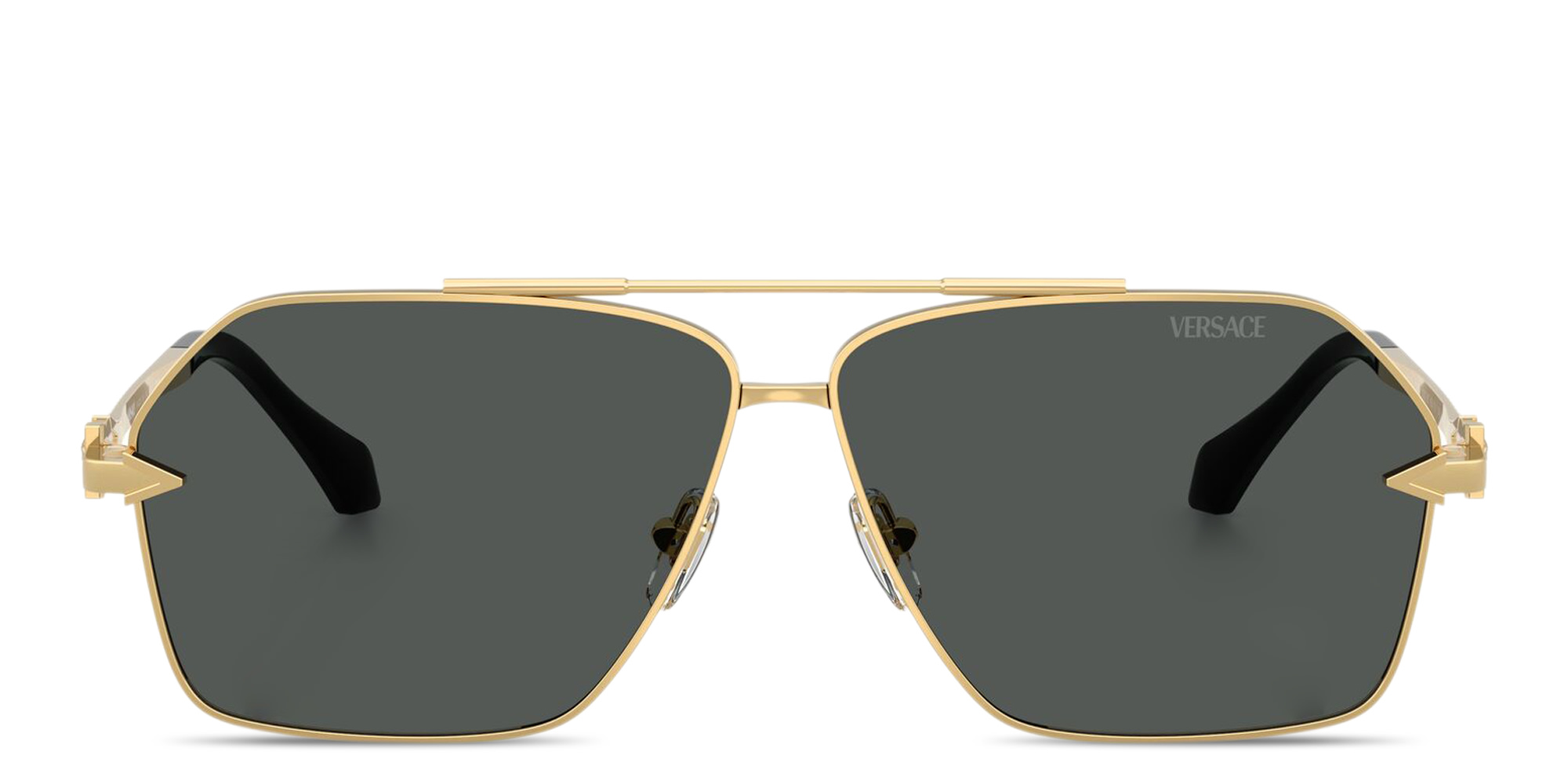 VERSACE Medusa Pilot Sunglasses in Gold – Product Photo 1