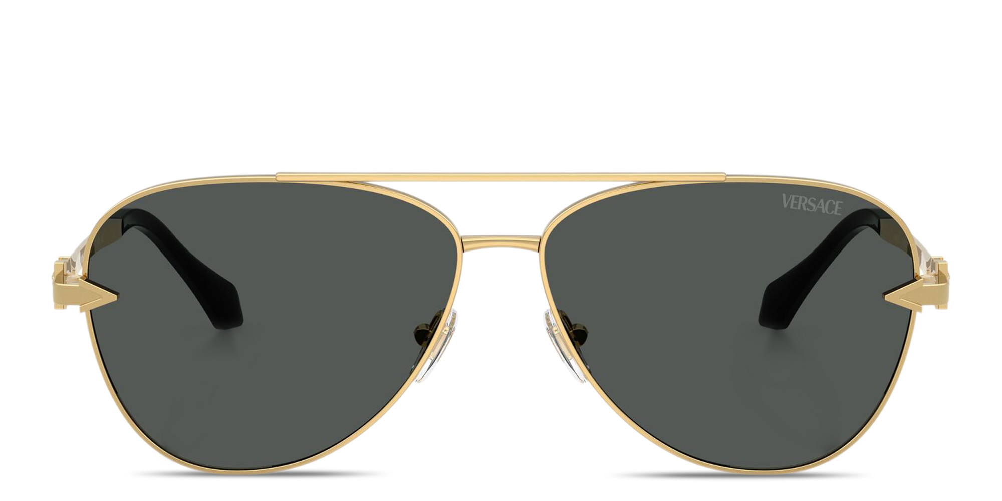 VERSACE Avanti Pilot Sunglasses in Gold – Product Photo 1