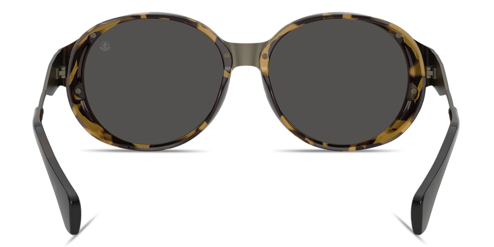 Shop Moncler Auros Unisex Round Sunglasses in Matte Anthracite online.