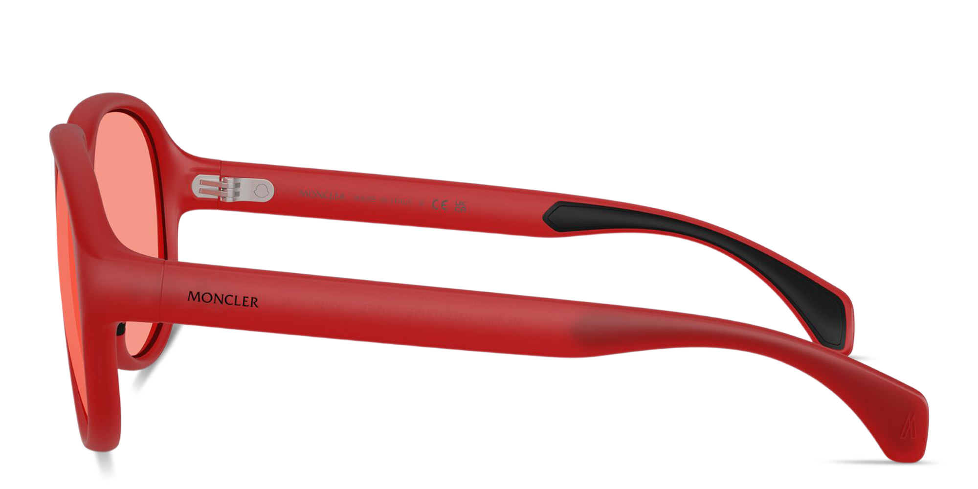 تسوق نظارات شمسية هالسيون طراز بايلوت للجنسين مونكلير بلون أحمر أونلاين.