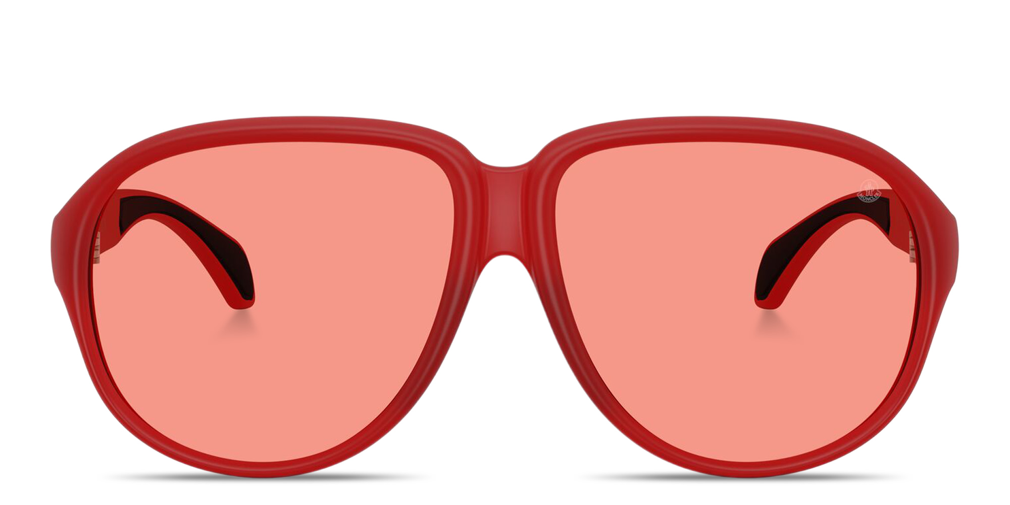 Shop Moncler Halcyonne Unisex Pilot Sunglasses in Milky Red online.