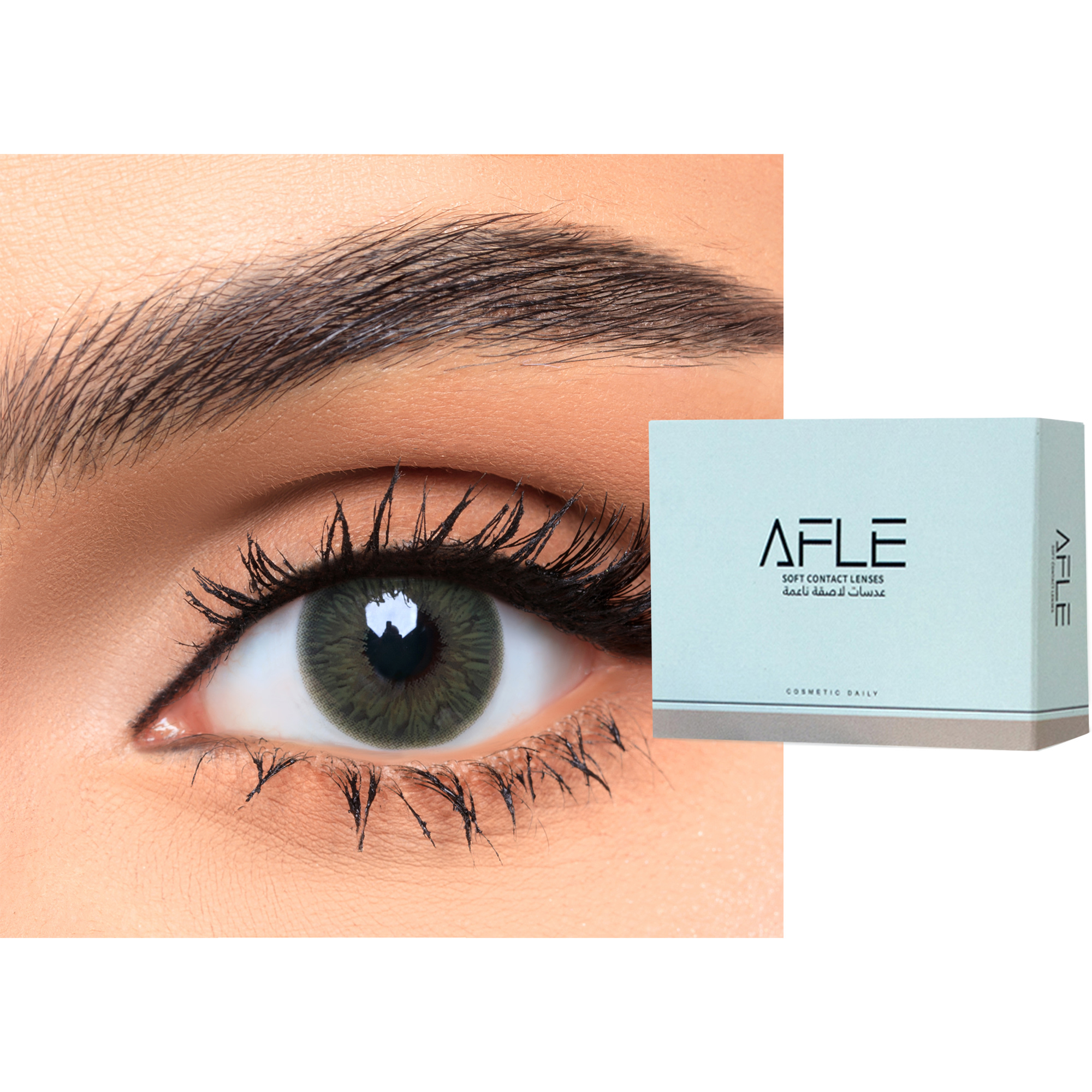 Shop AFLE 1-Day Color Contact Lenses - Emerald online.