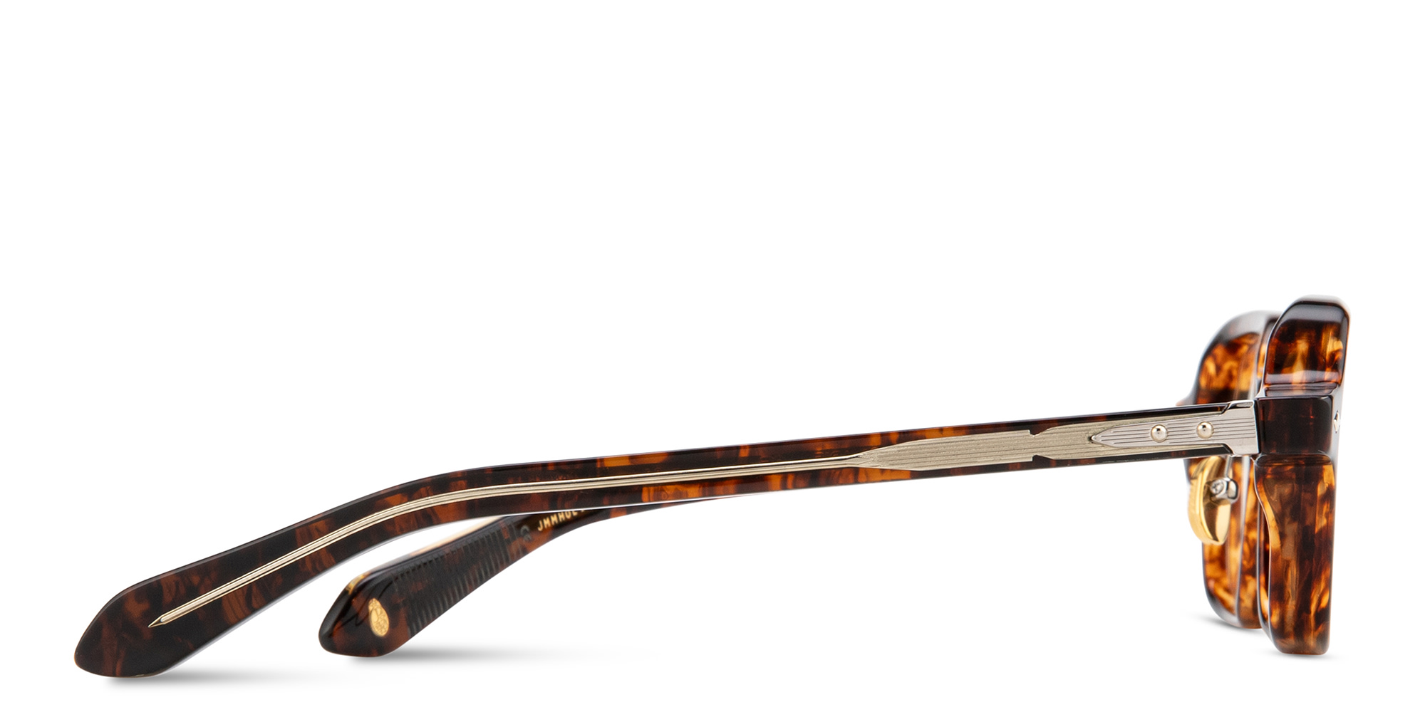 Shop JACQUES MARIE MAGE Holden Unisex Square Eyeglasses in Polished Havana online.