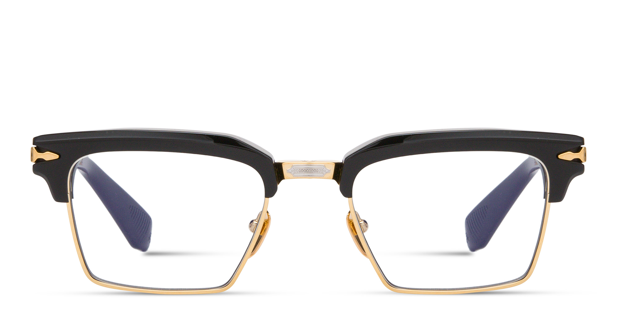 JACQUES MARIE MAGE Alin Unisex Square Eyeglasses in Black – Product Photo 1