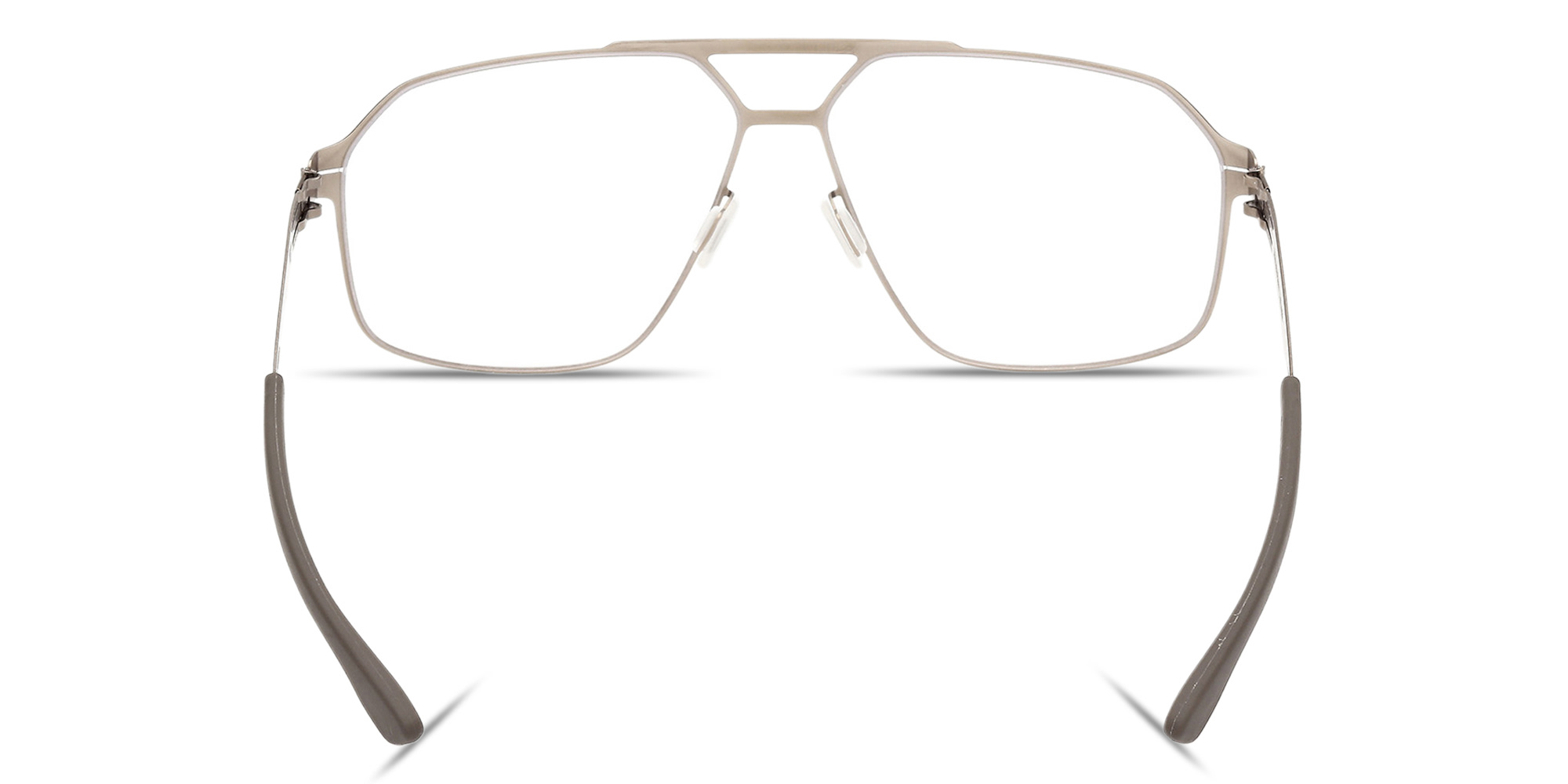 ic! berlin MB 18 Aviator Eyeglasses in Matte Light Bronze – Product Photo 4