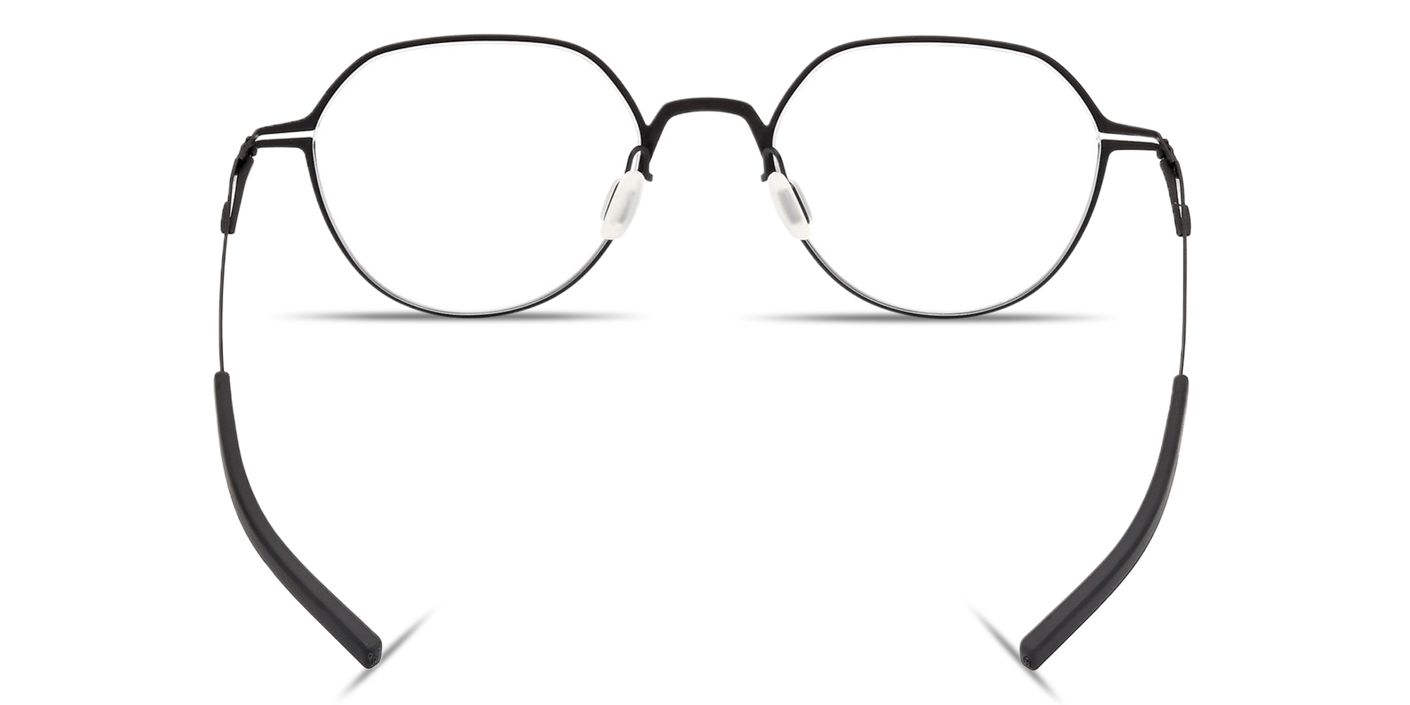 ic! berlin Nori Unisex Panthos Eyeglasses in Matte Black – Product Photo 4