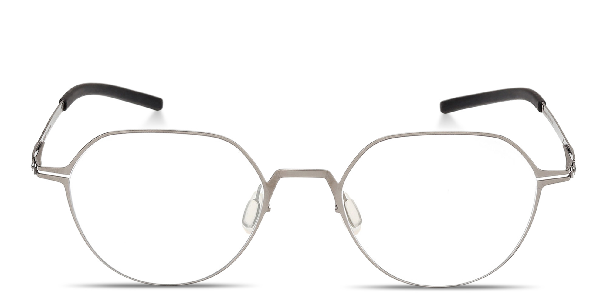 Shop ic! berlin Nori Unisex Panthos Eyeglasses in Shiny Graphite online.