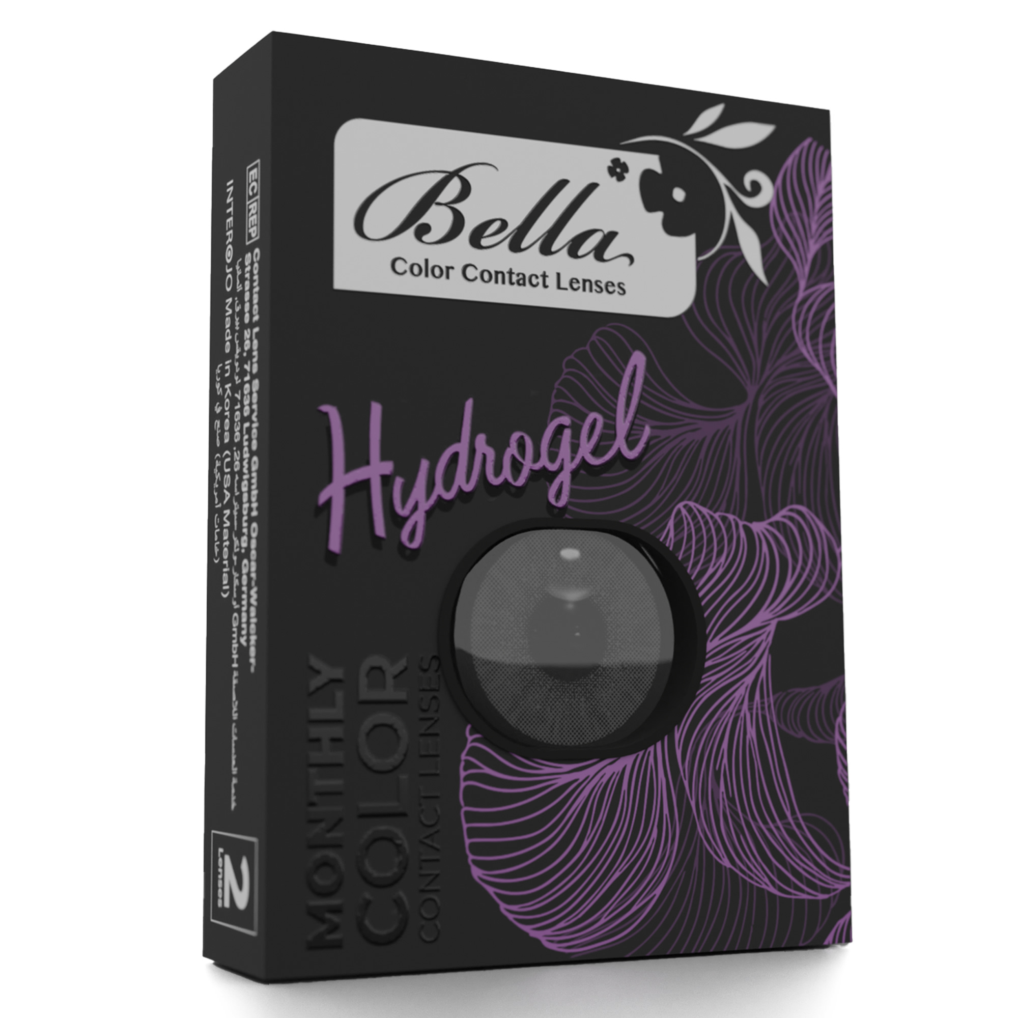 Bella ELITE Monthly Color Contact Lenses - Moon – Product Photo 2