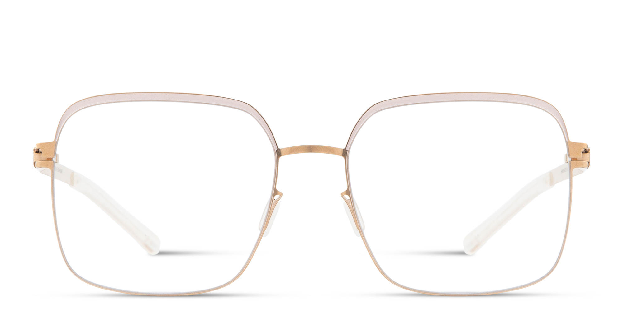 Shop MYKITA Meryl Unisex Square Eyeglasses in Gold online.