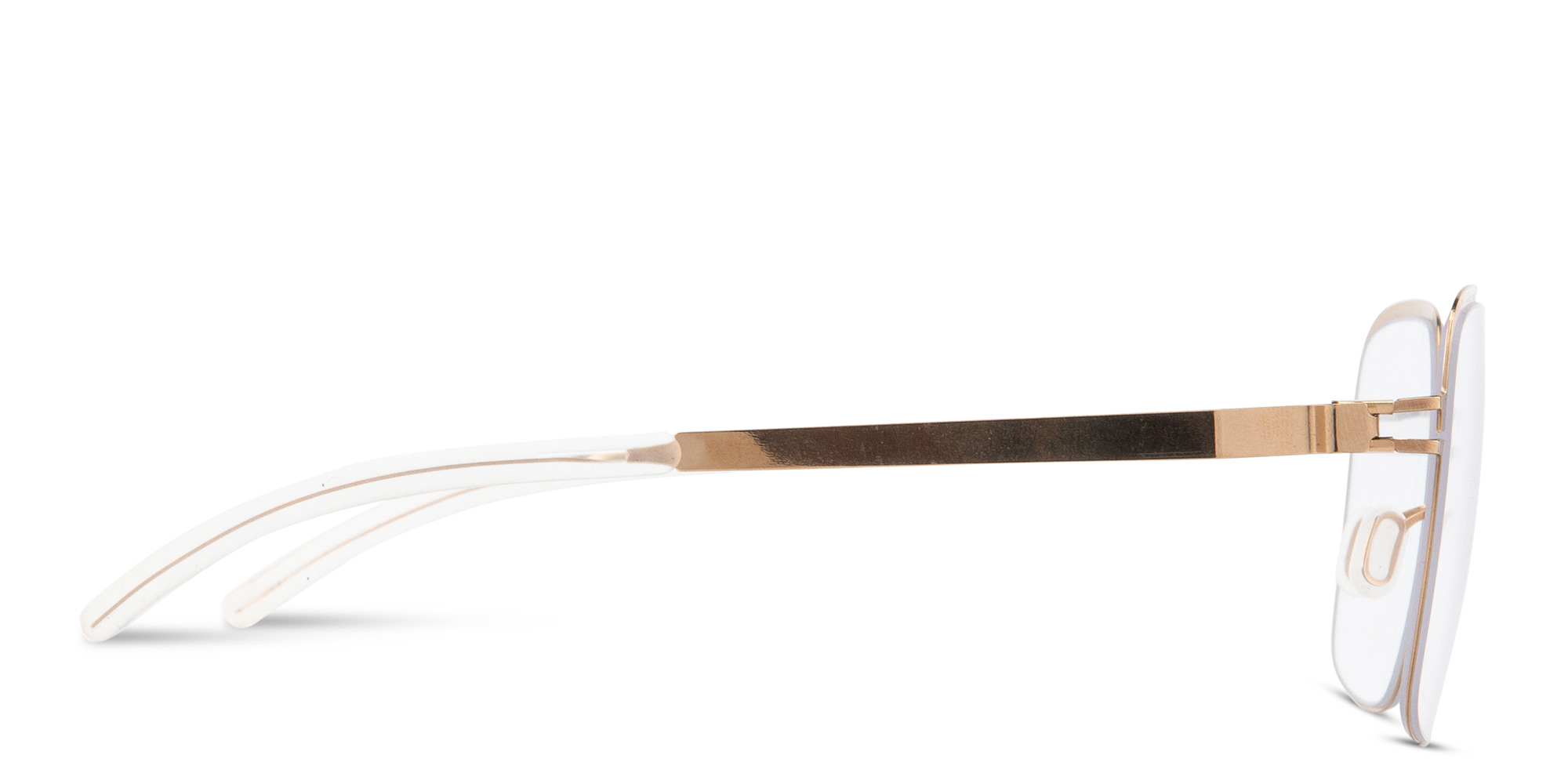 Shop MYKITA Meryl Unisex Square Eyeglasses in Gold online.