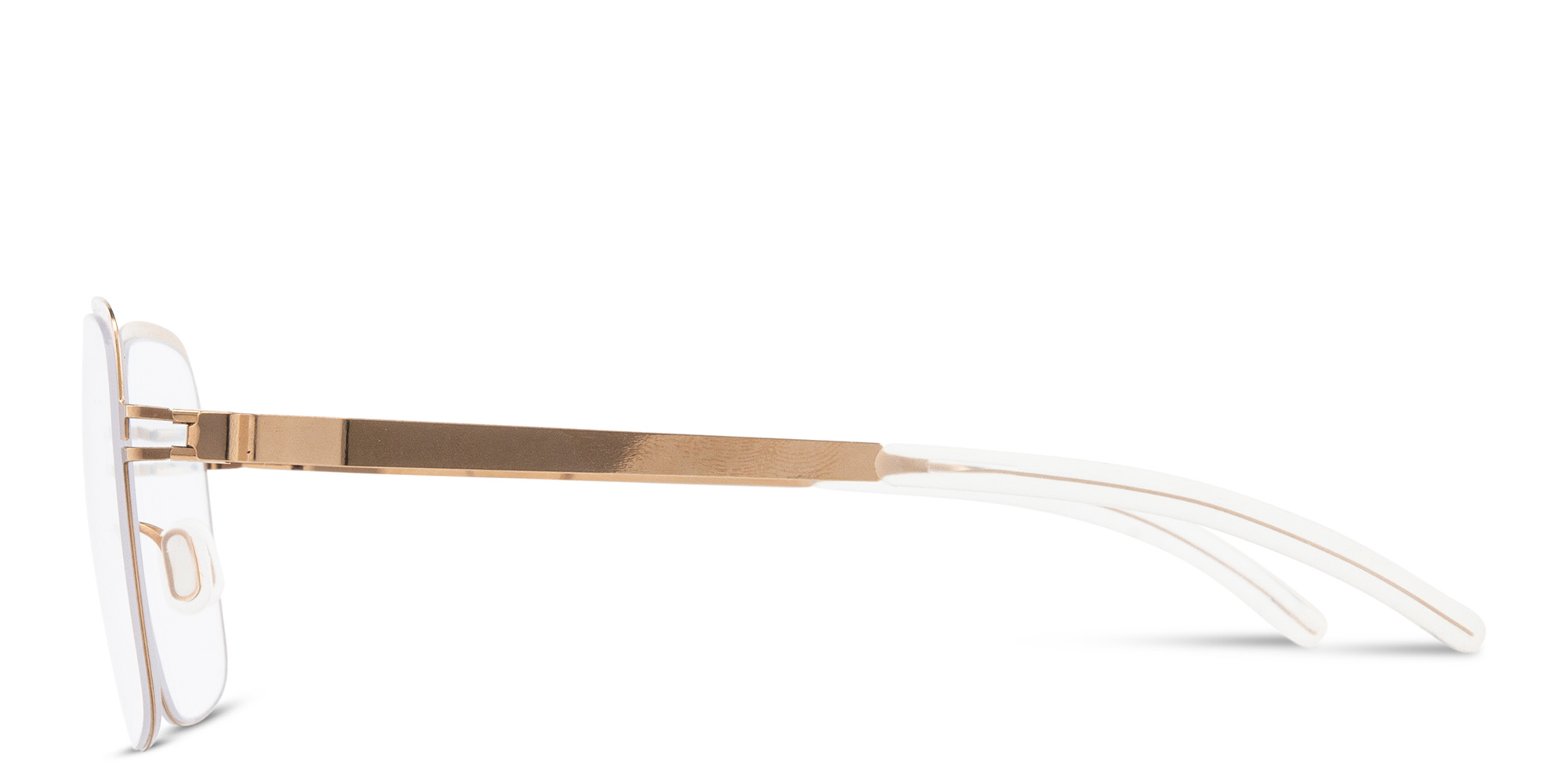 Shop MYKITA Meryl Unisex Square Eyeglasses in Gold online.