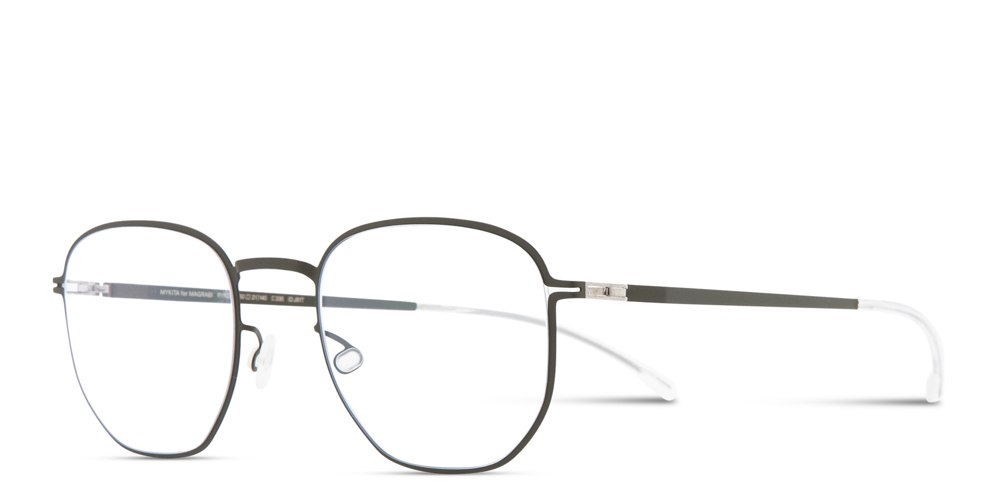 Shop MYKITA Ryker Unisex Panthos Eyeglasses in Green online.