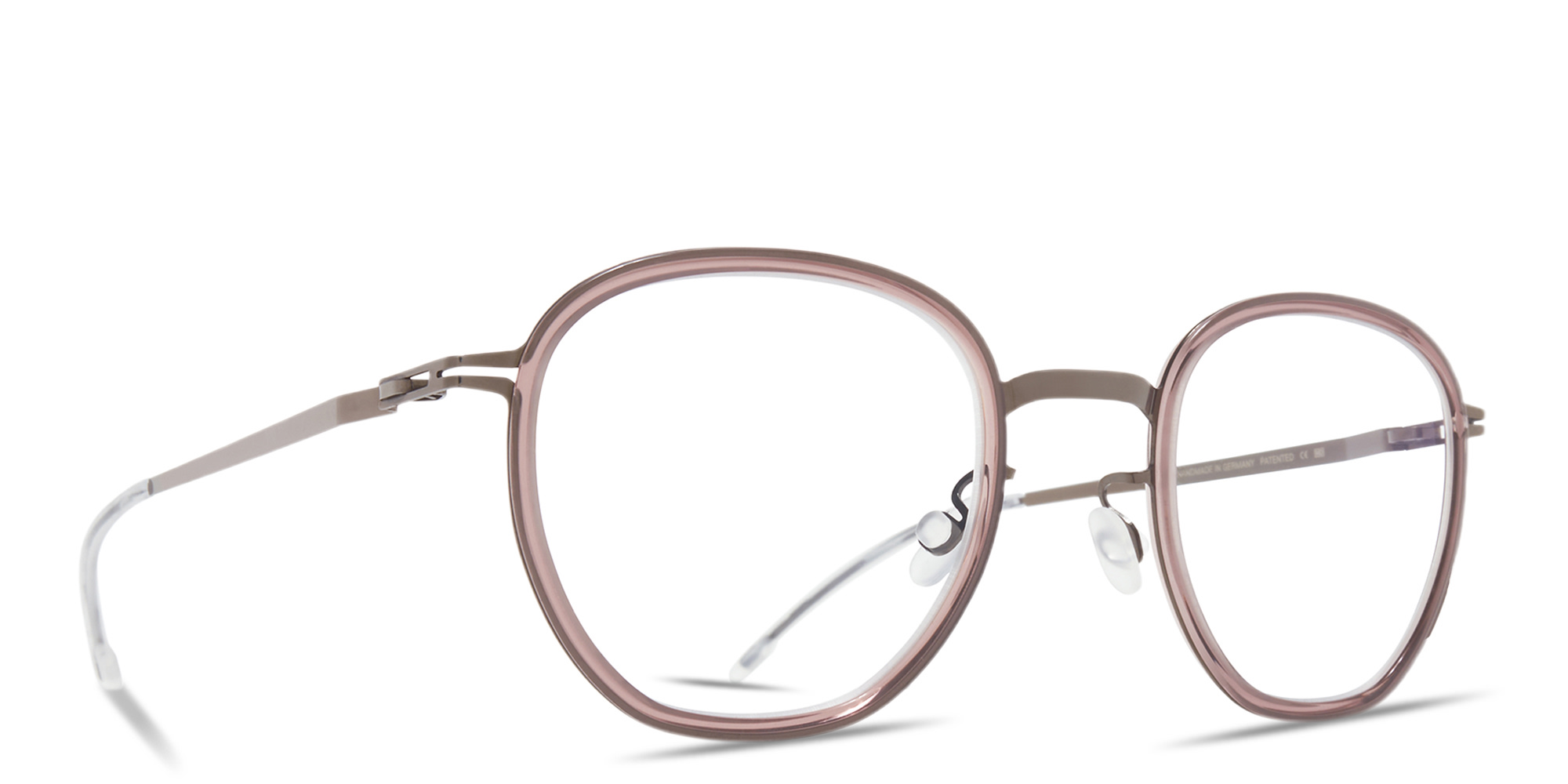 MYKITA Kiva Unisex Irregular Eyeglasses in Shiny Graphite – Product Photo 2