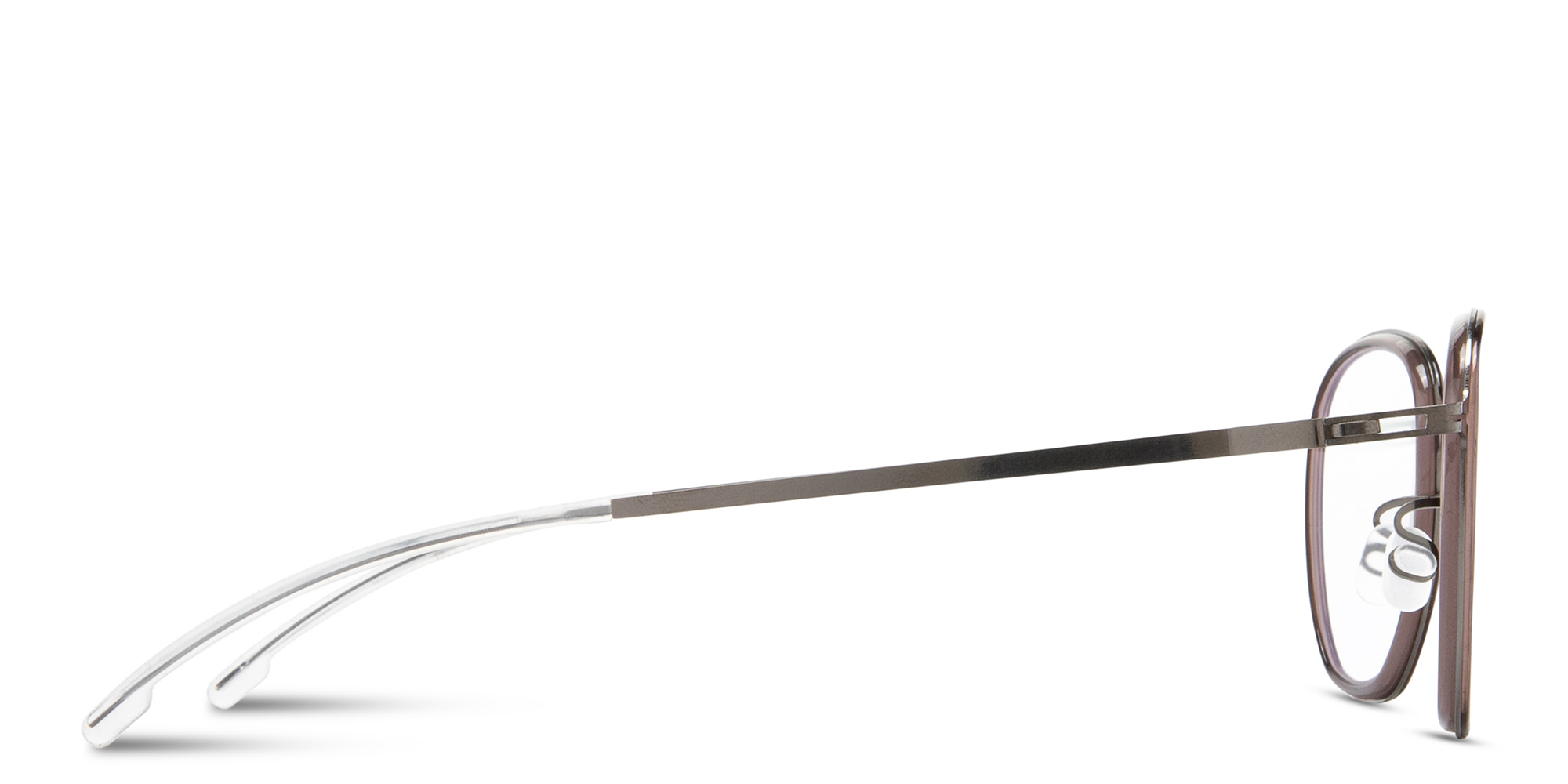 Shop MYKITA Kiva Unisex Irregular Eyeglasses in Shiny Graphite online.