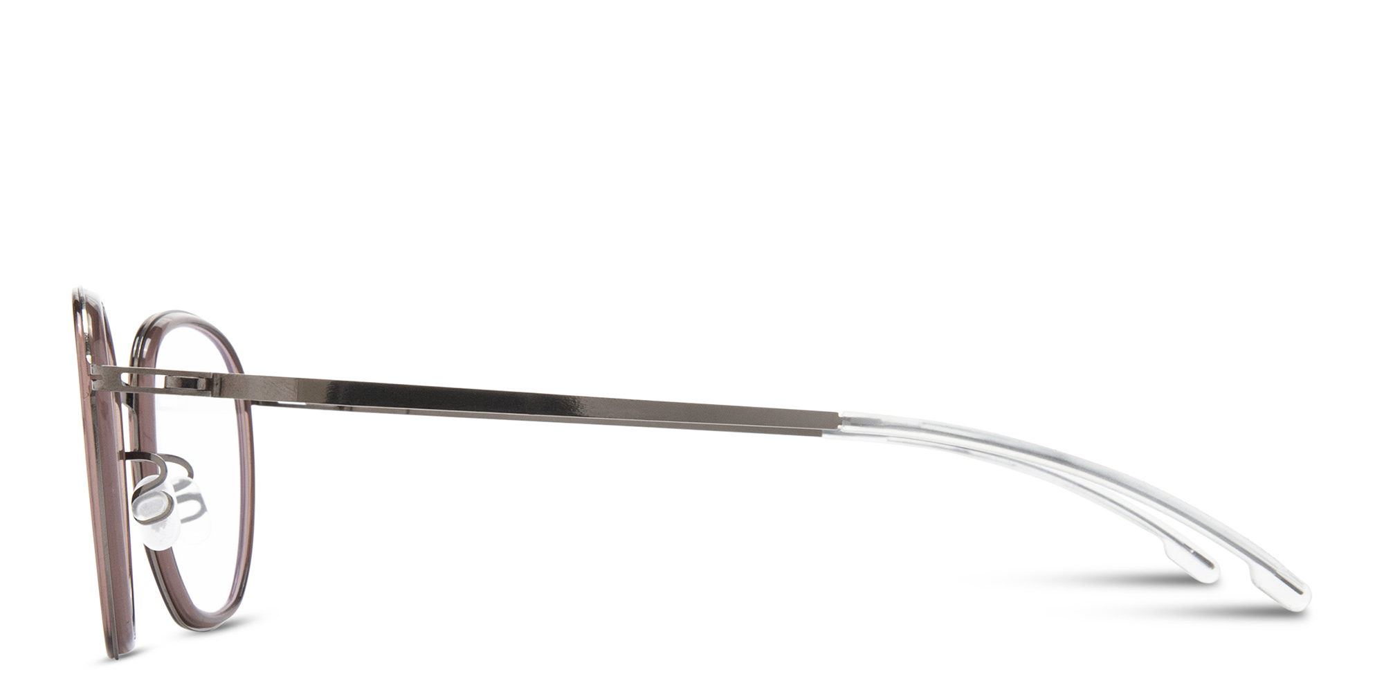 Shop MYKITA Kiva Unisex Irregular Eyeglasses in Shiny Graphite online.