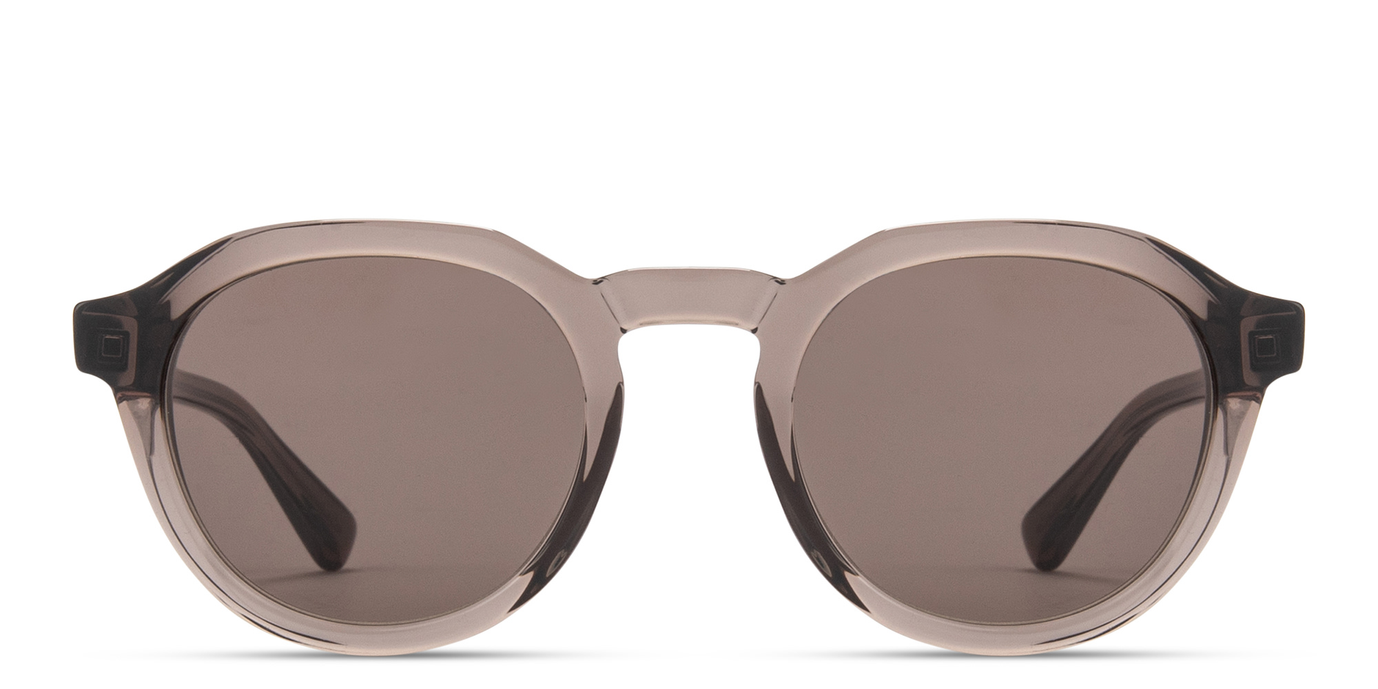 Shop MYKITA Kimber Unisex Round Sunglasses in Gradient Brown online.