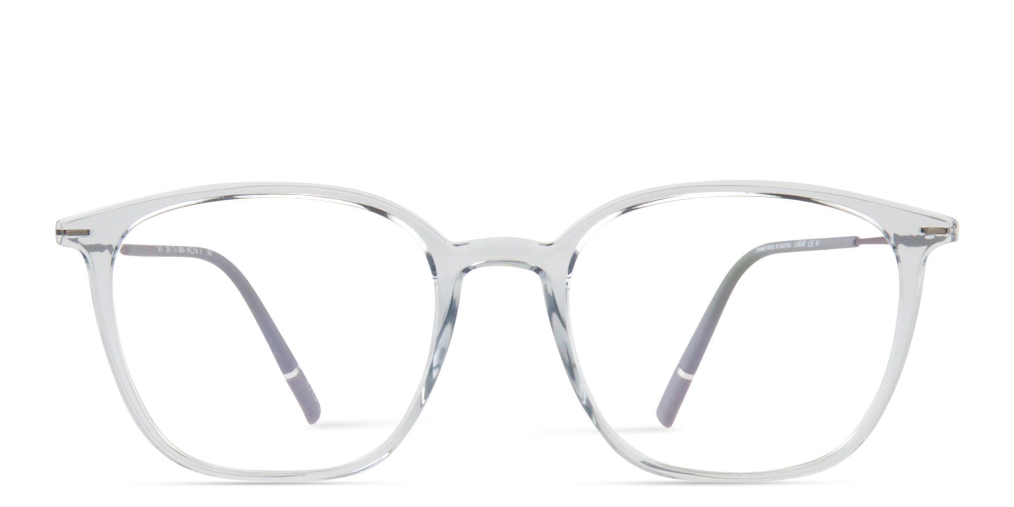 Shop Silhouette Illusion Lite Unisex Square Eyeglasses in Clear online.