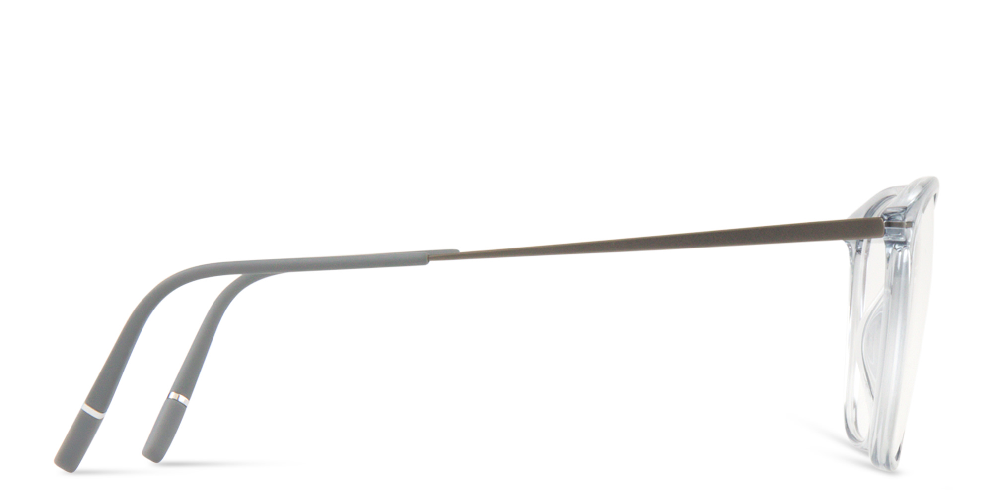 Shop Silhouette Illusion Lite Unisex Square Eyeglasses in Clear online.