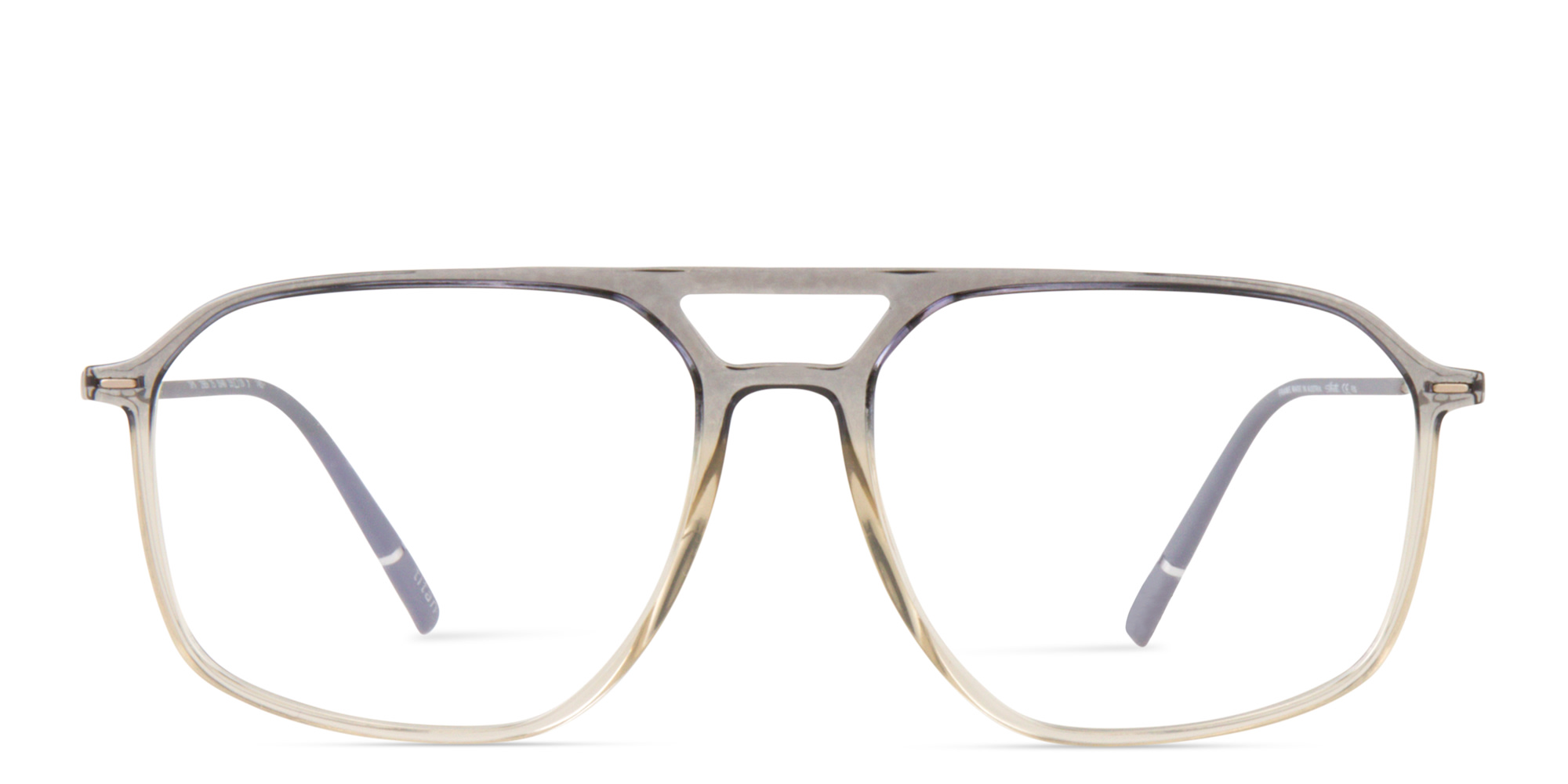 Shop Silhouette Illusion Lite Aviator Eyeglasses in Transparent Grey online.