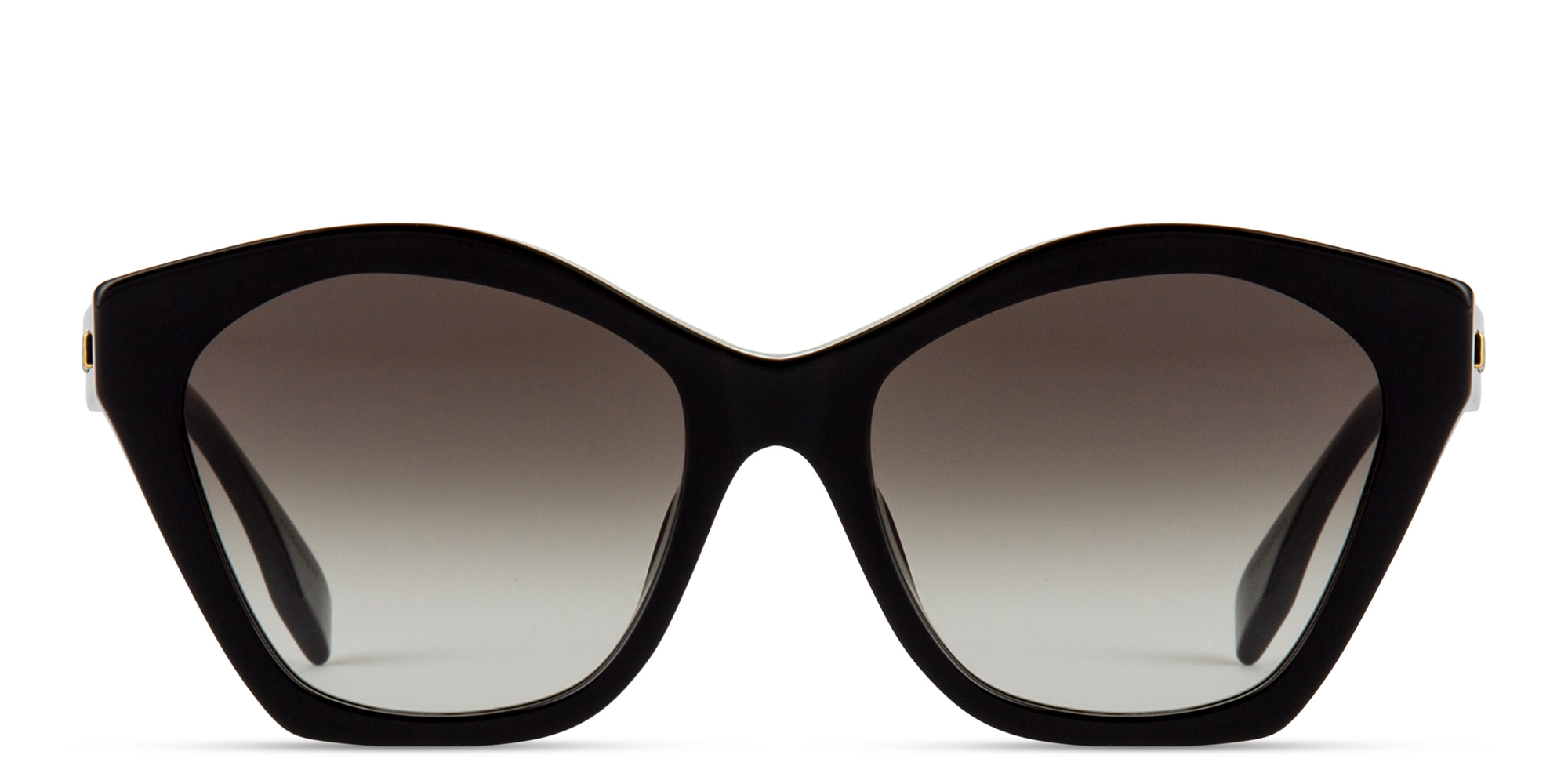 تسوق نظارات شمسية غير منتظمة بشعار العلامة فيندي بلون أسود أونلاين.