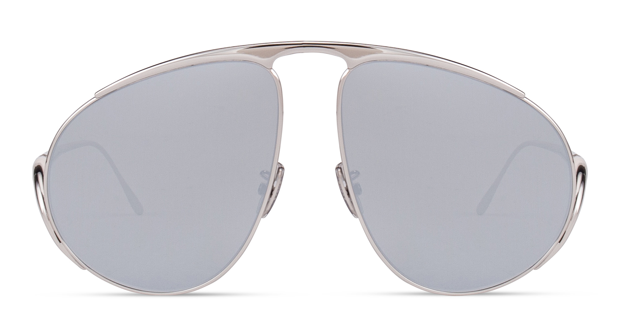 تسوق نظارات شمسية هيلوك كبيرة طراز أفياتور لويفي بلون فضي أونلاين.