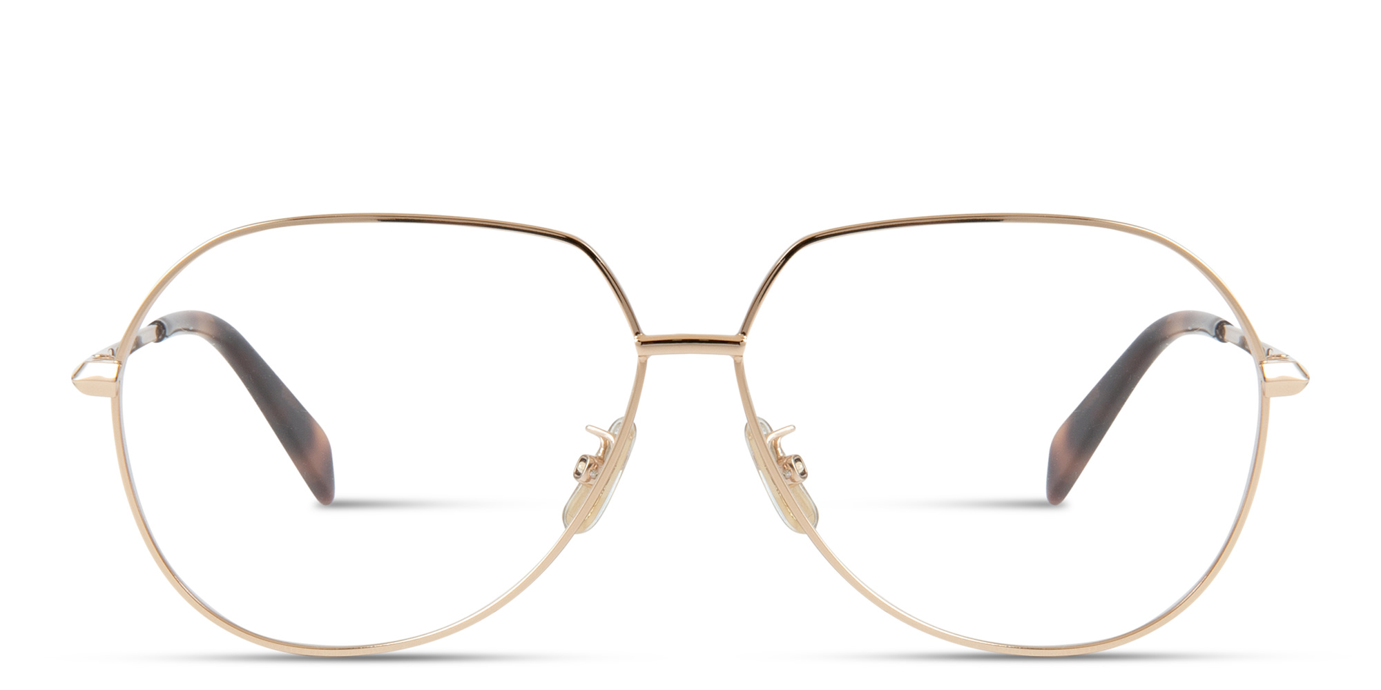 Shop CELINE Metal Cat-Eye Eyeglasses in Gold online.