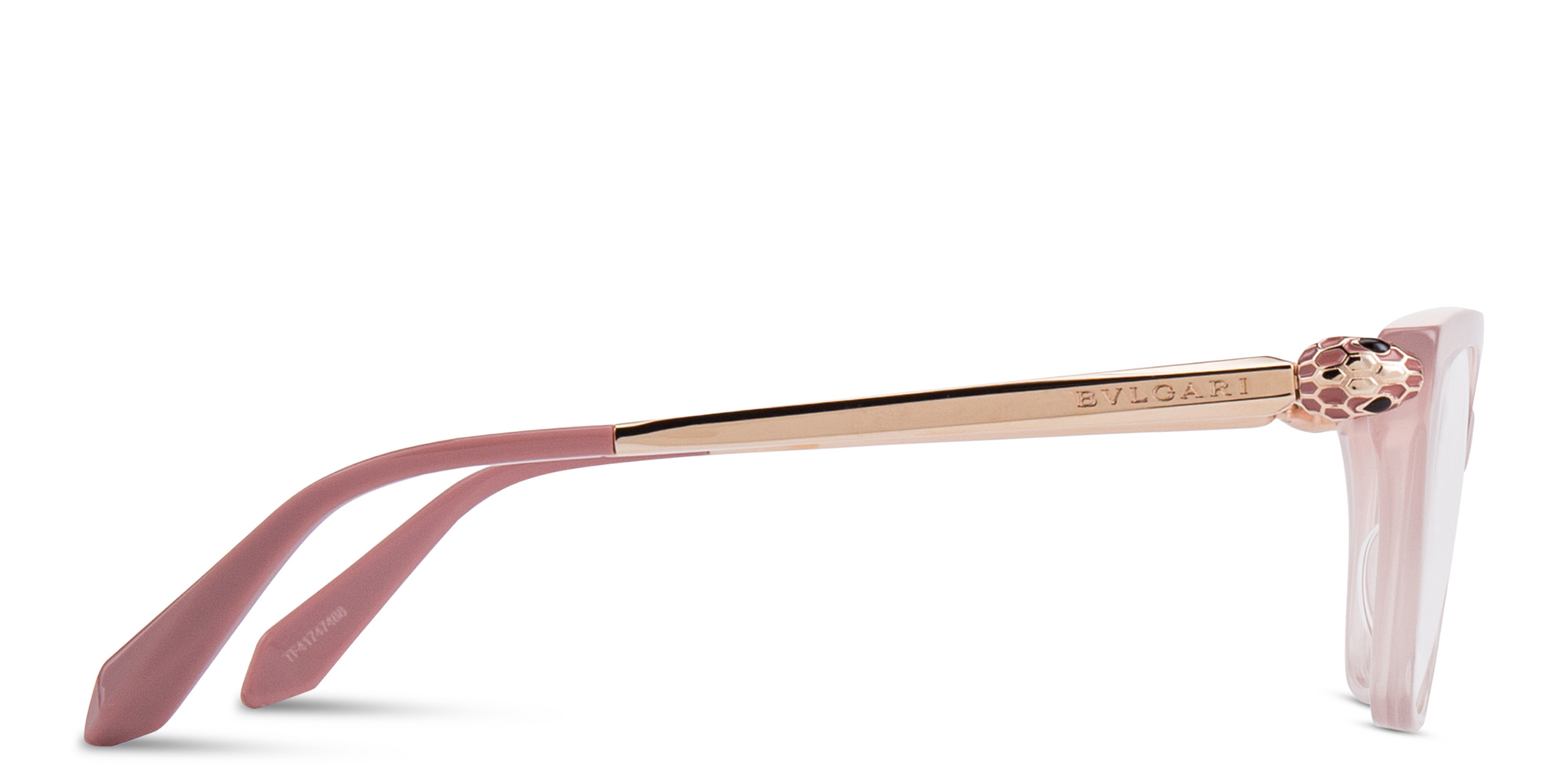 BVLGARI Serpenti Forever Cat-Eye Eyeglasses in Rose – Product Photo 3