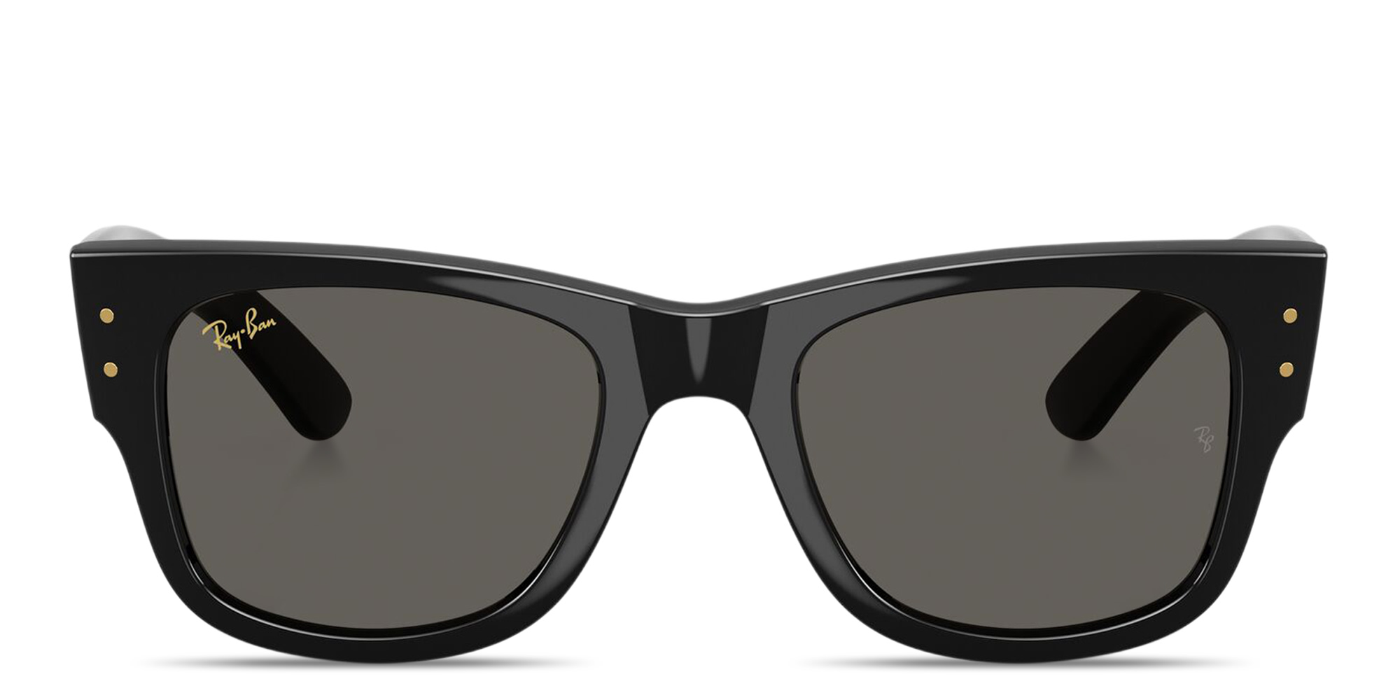 Ray-Ban Mega Wayfarer Blacked Out Collection Unisex Square Sunglasses in Black – Product Photo 1