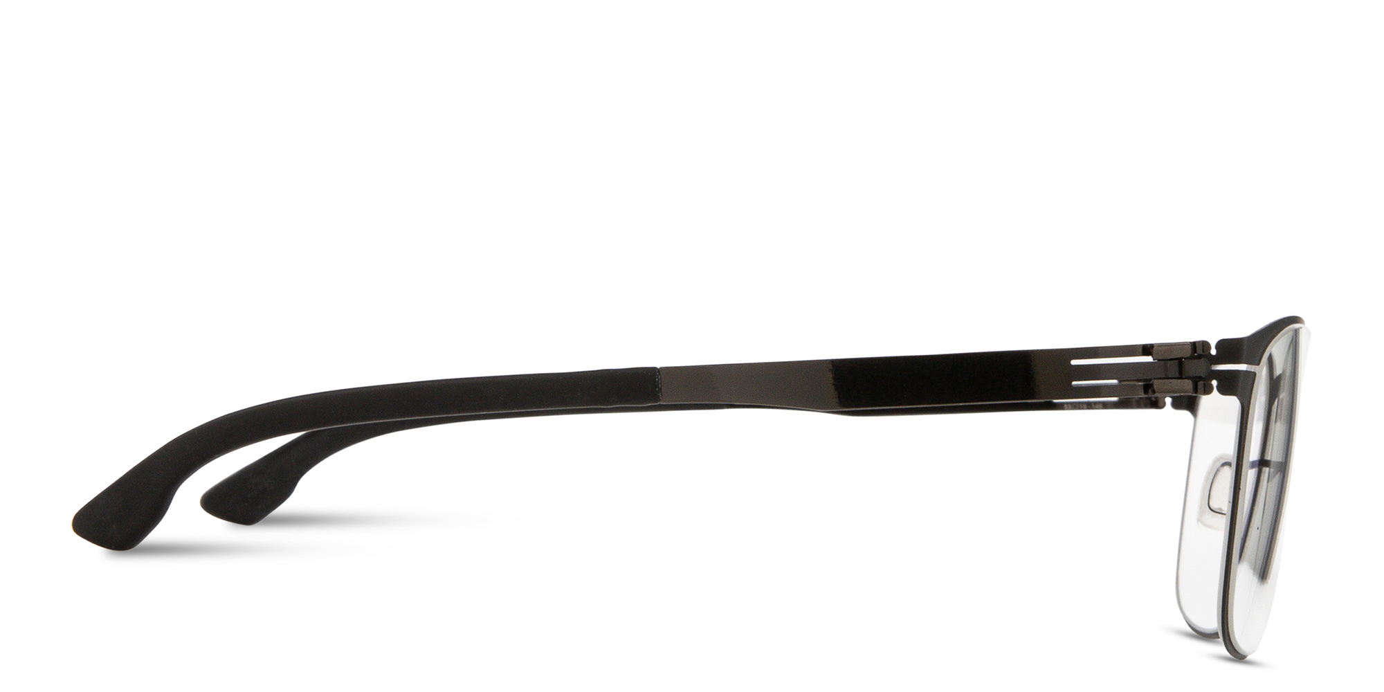 Shop ic! berlin Tilmann Square Eyeglasses in Black online.