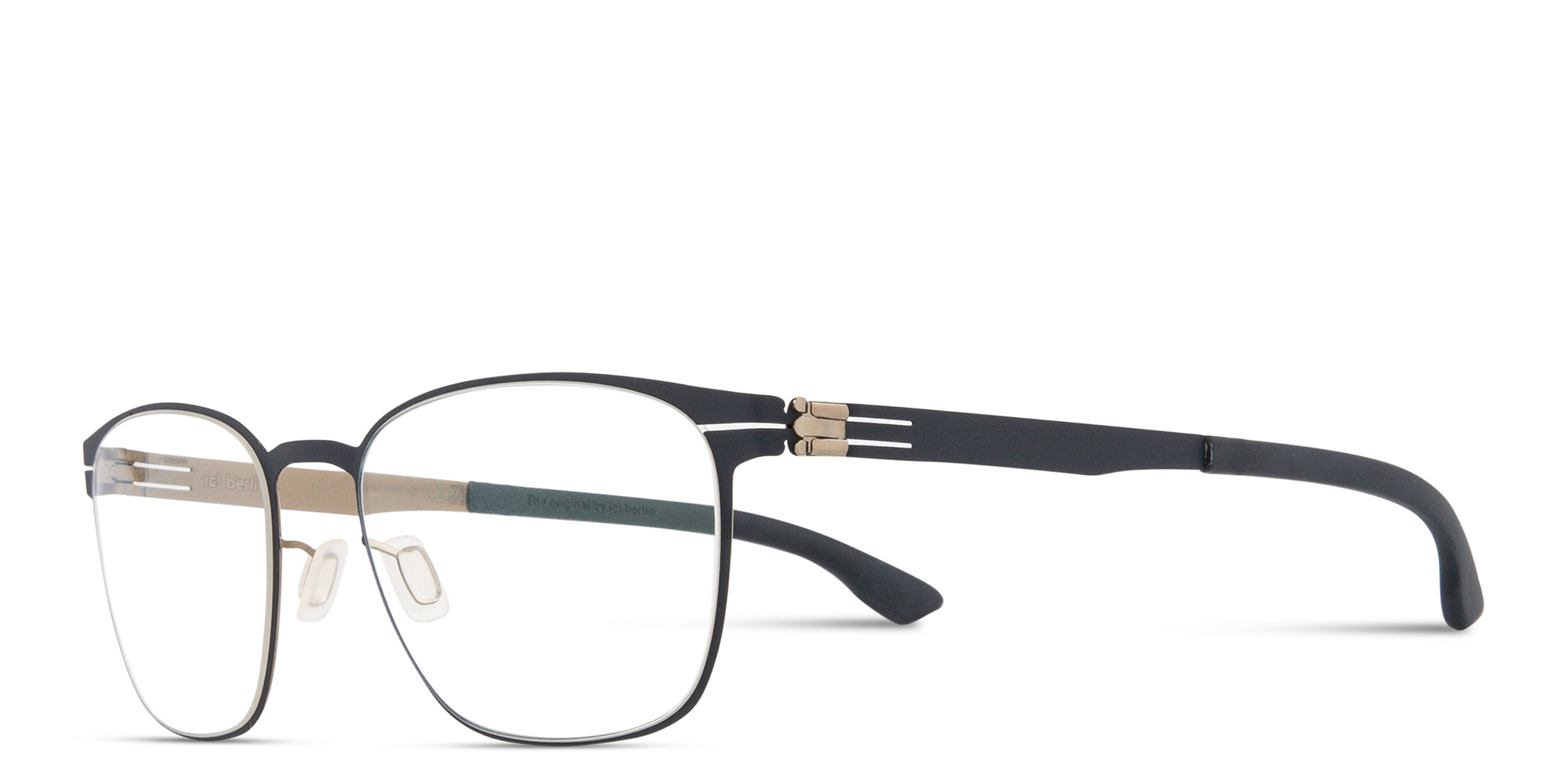 Shop ic! berlin Tilmann Square Eyeglasses in Marine online.