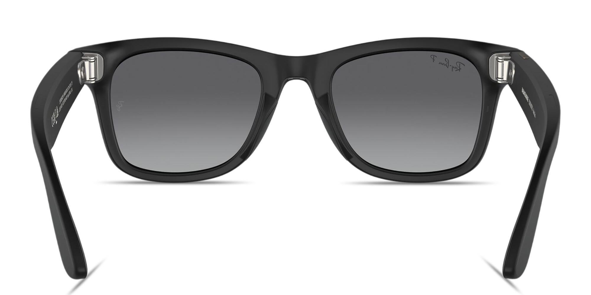 Shop Ray-Ban Meta Wayfarer Unisex Square Sunglasses in Matte Black online.