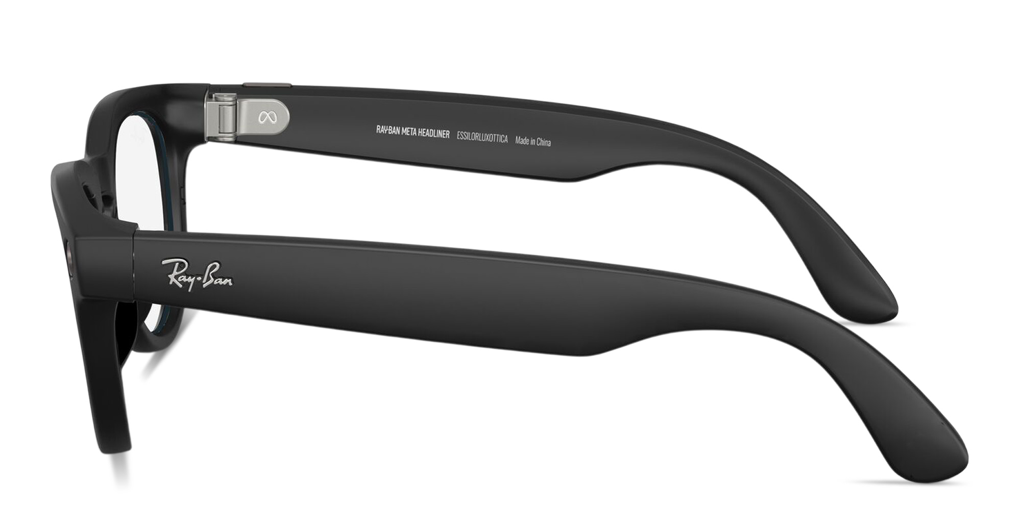 تسوق نظارات شمسية ميتا هيدلاينر طراز بانتوس للجنسين راي بان بلون أسود مطفي أونلاين.