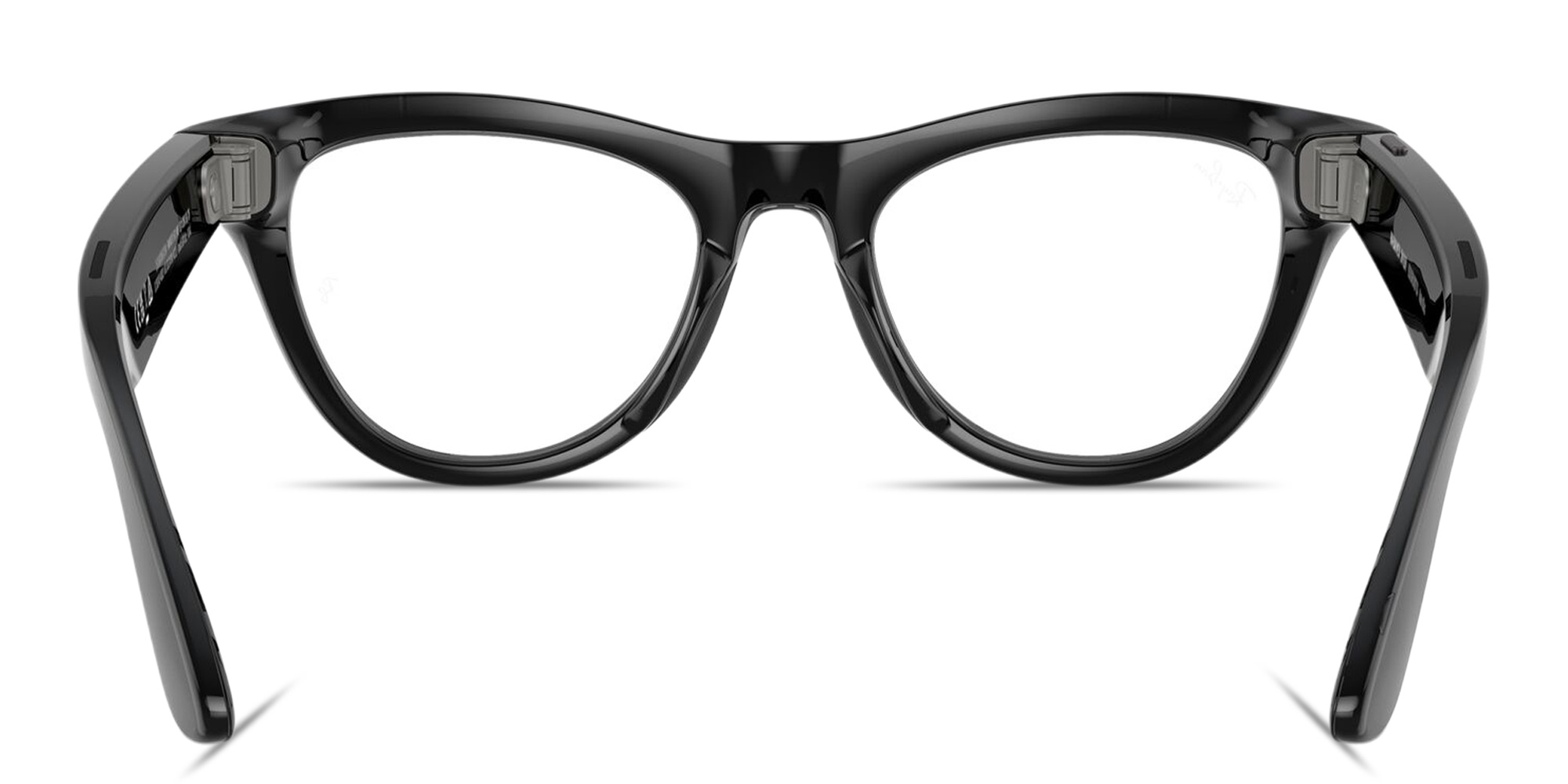 Shop Ray-Ban Meta Skyler Unisex Cat-Eye Sunglasses in Shiny Black online.