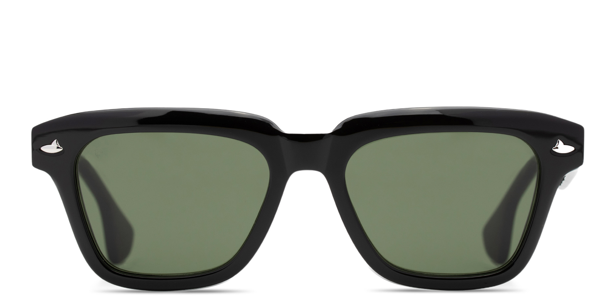 Shop SESTINI Quattro Unisex Square Sunglasses in Shiny Black online.