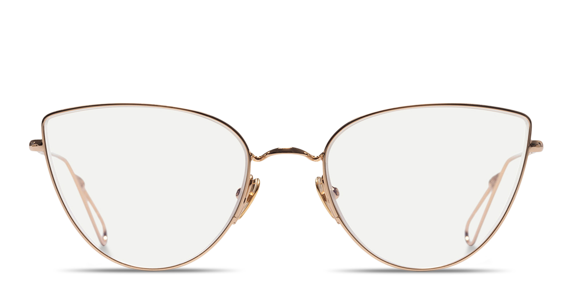 Shop AHLEM Place Mireille Cat-Eye Eyeglasses in Champagne online.