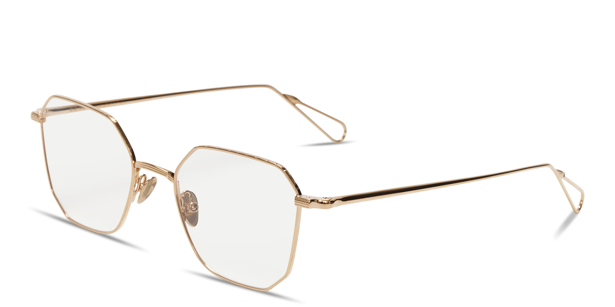 تسوق نظارات طبية كورون بإطار غير منتظم أحلام بلون ذهبي لامع أونلاين.
