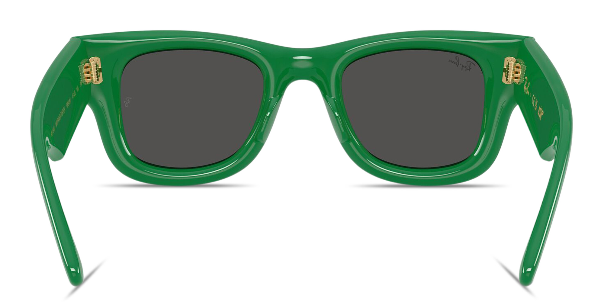 Shop Ray-Ban Wayfarer Puffer Unisex Square Sunglasses in Green online.