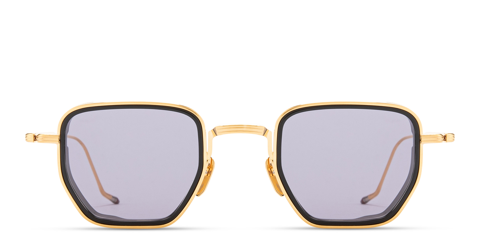 Shop JACQUES MARIE MAGE Atkins Unisex Square Sunglasses - Limited Production of 500 Pieces in Gold online.