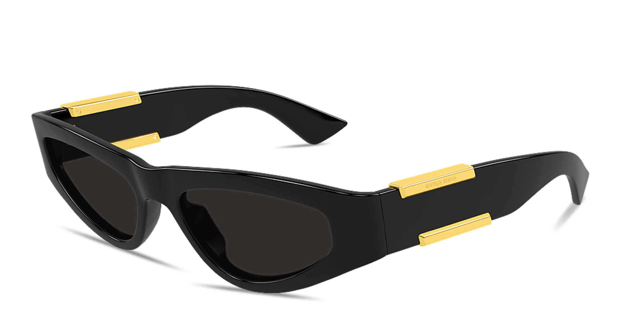 Shop BOTTEGA VENETA Dash Cat-Eye Sunglasses in Black online.