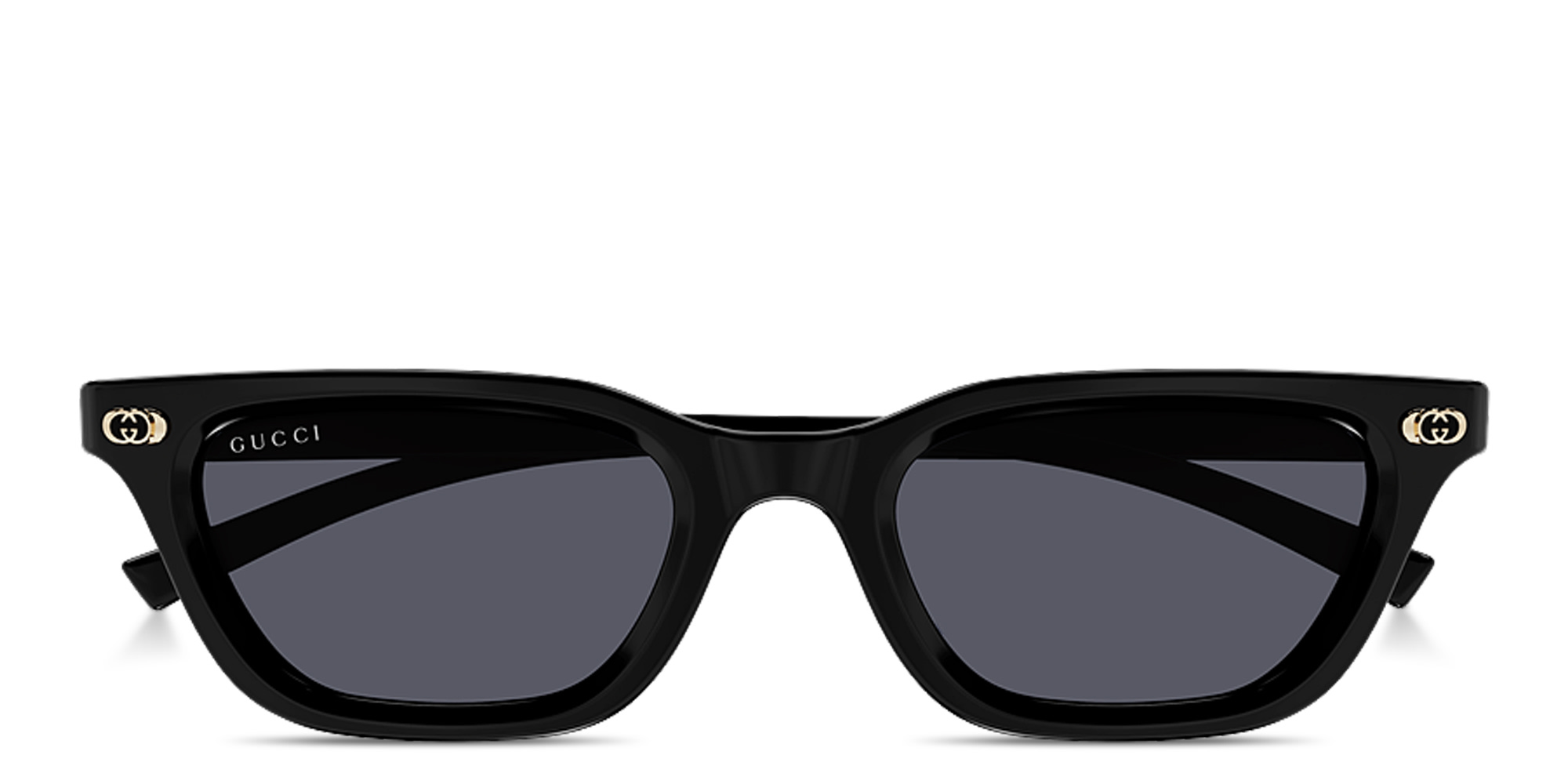 Shop GUCCI GG Cat-Eye Sunglasses in Black online.