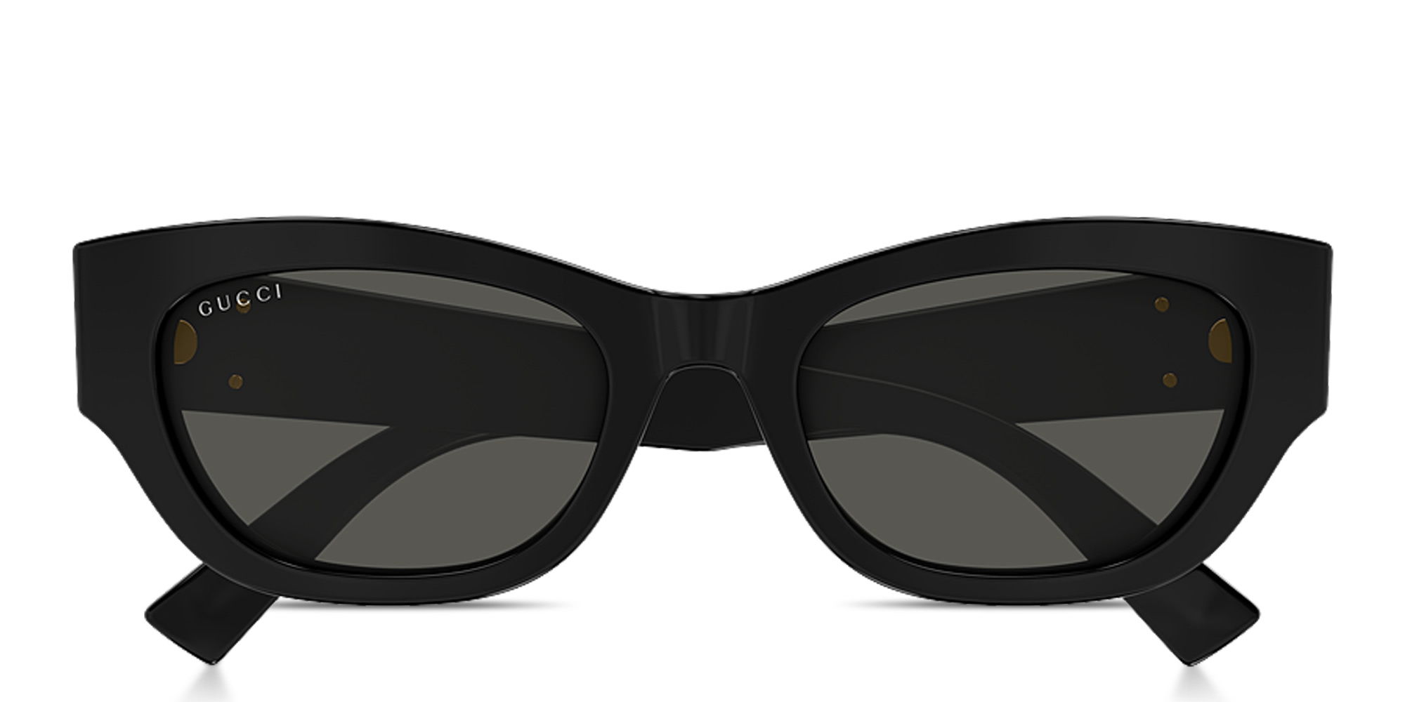 Shop GUCCI GG Cat-Eye Sunglasses in Black online.