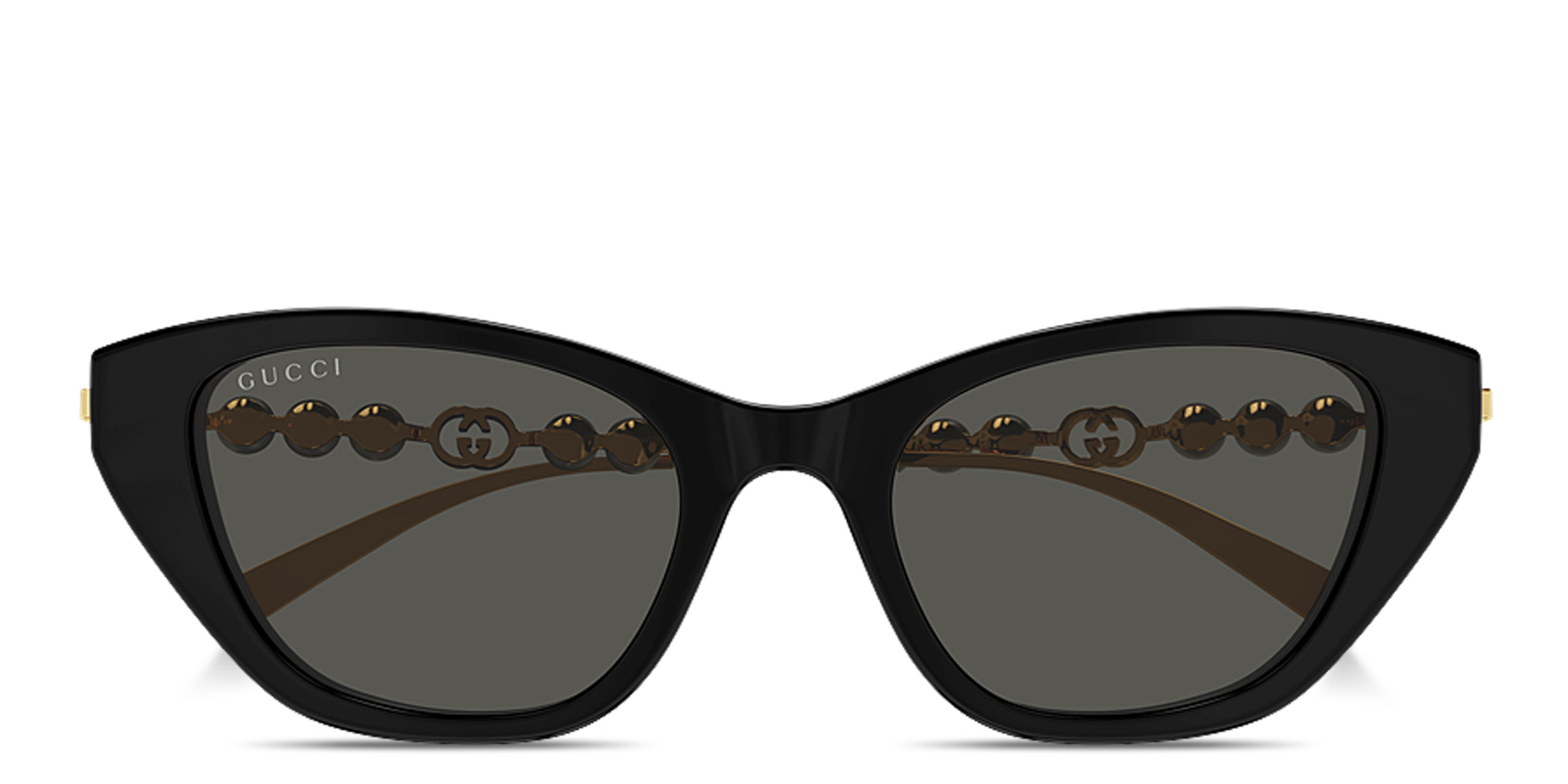 GUCCI Pearl-Embellished Cat-Eye Sunglasses in Black – Product Photo 1