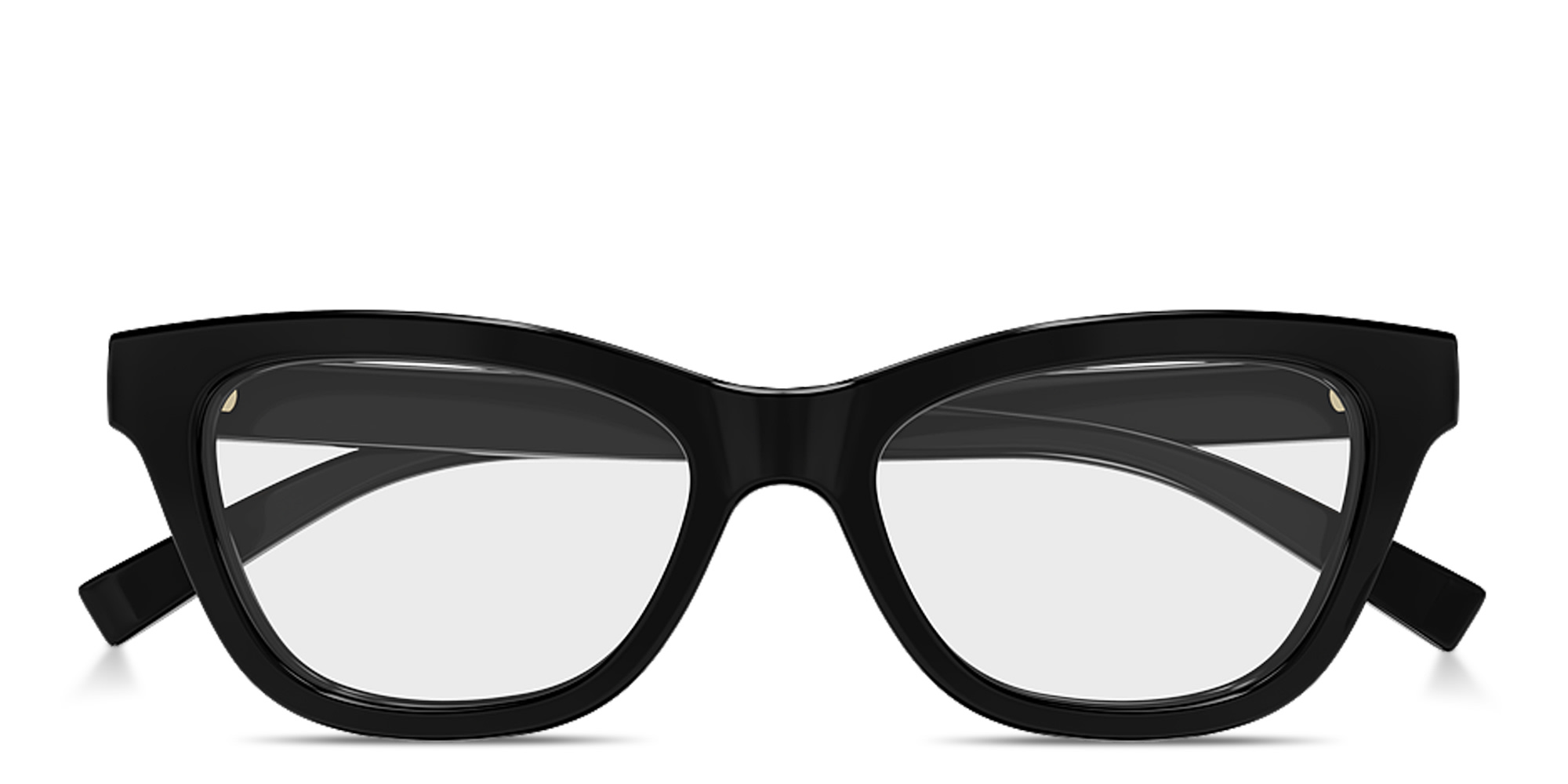 Shop GUCCI Web Cat-Eye Eyeglasses in Black online.