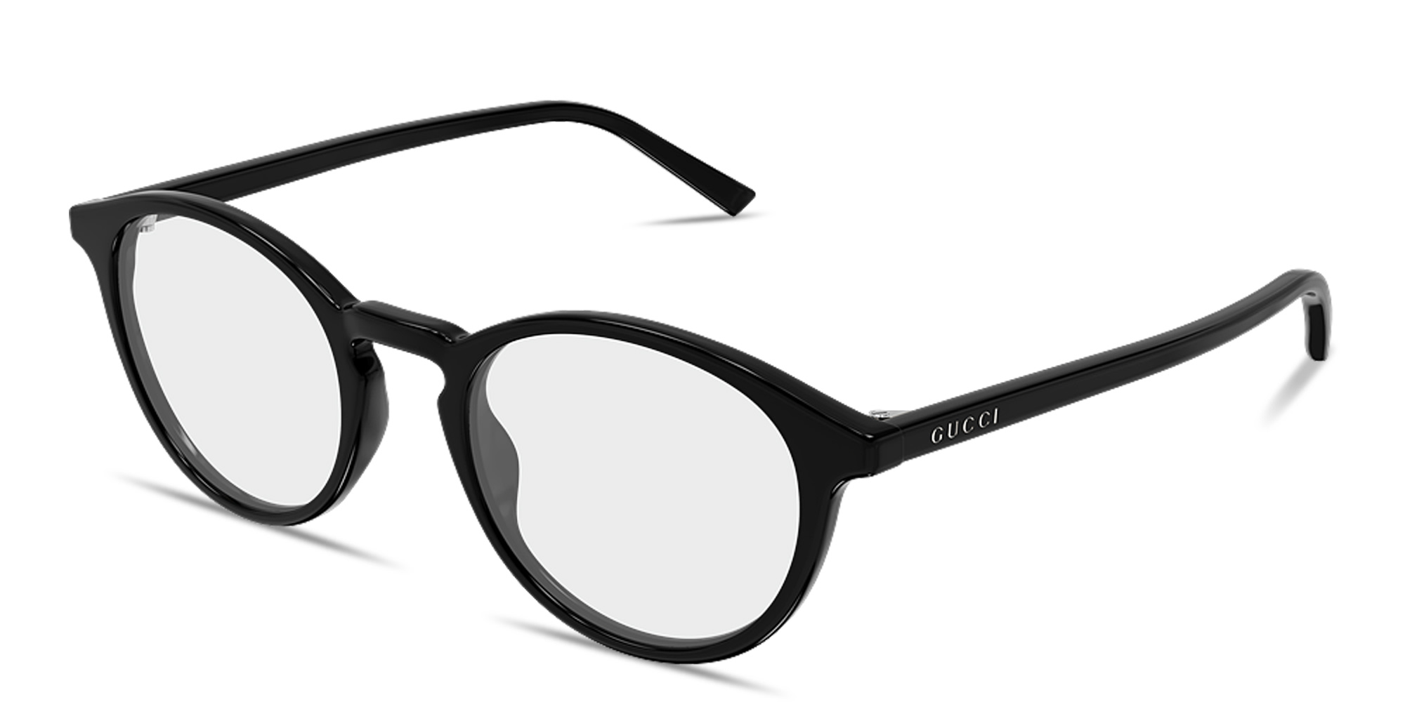GUCCI Logo Signature Panthos Eyeglasses in Black – Product Photo 2